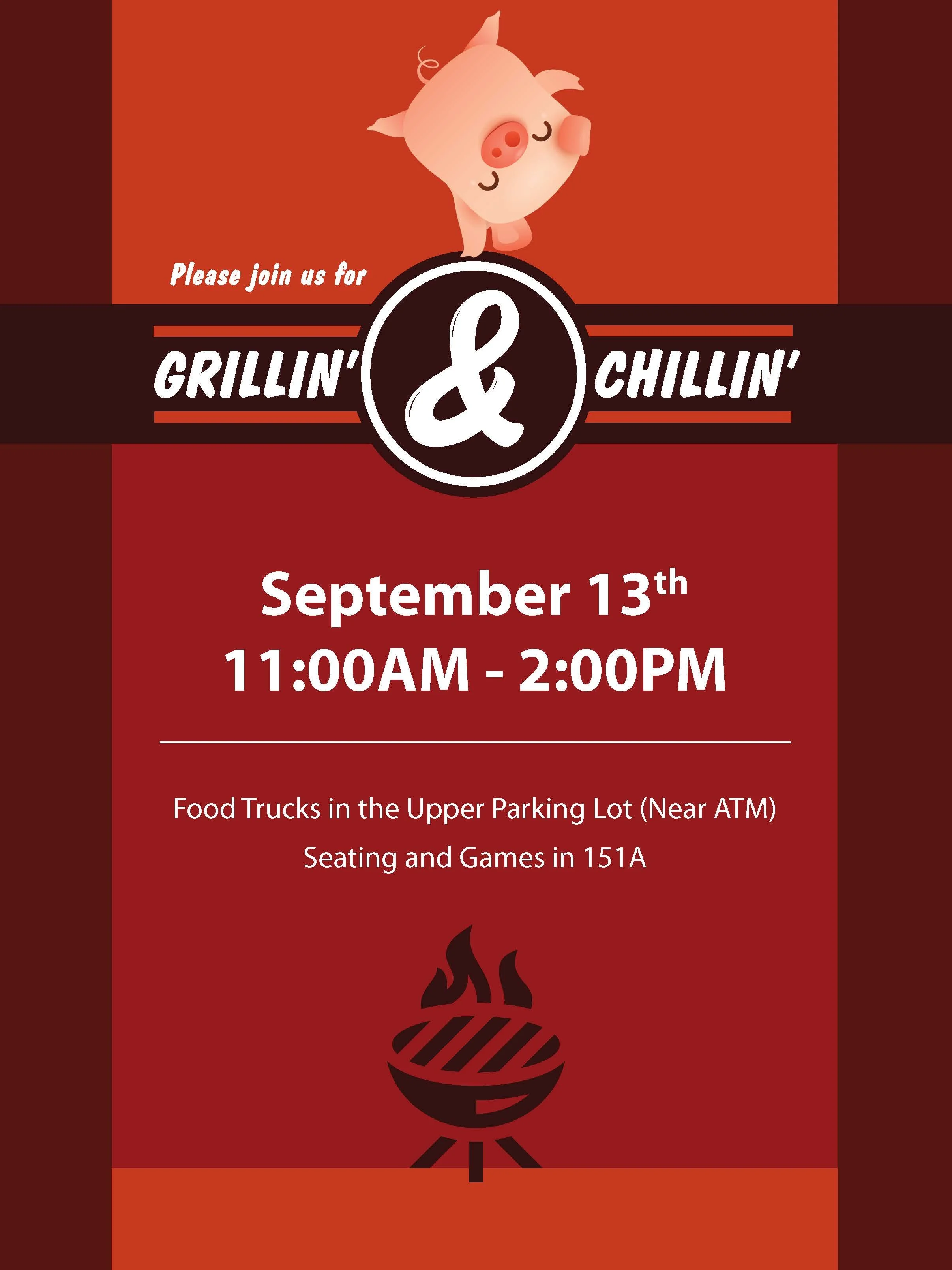 Poster for employee-only event