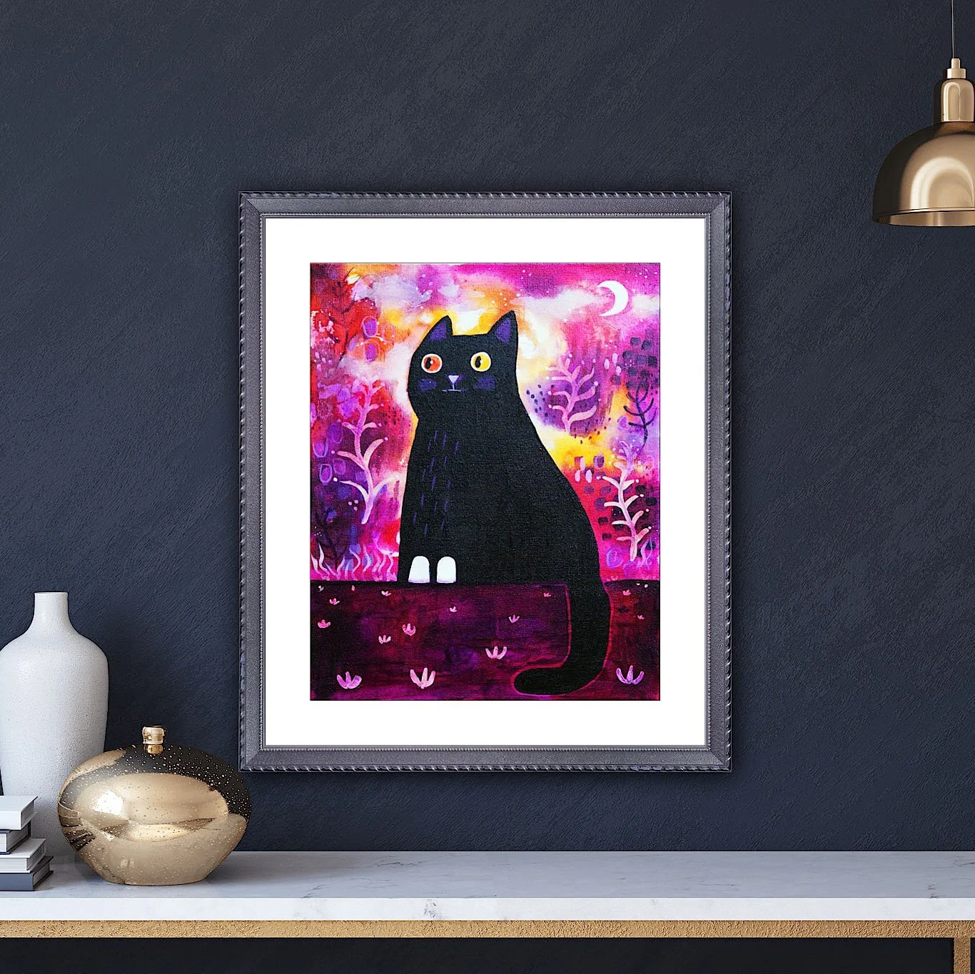 In The Nightshade Garden art print