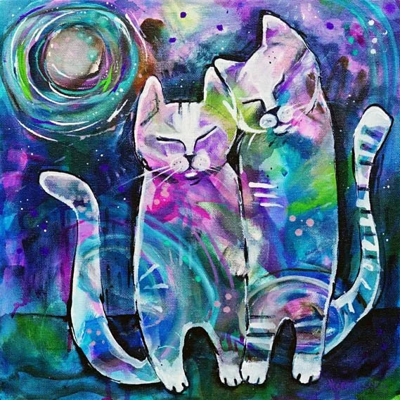 "Bestie Beasties" original painting