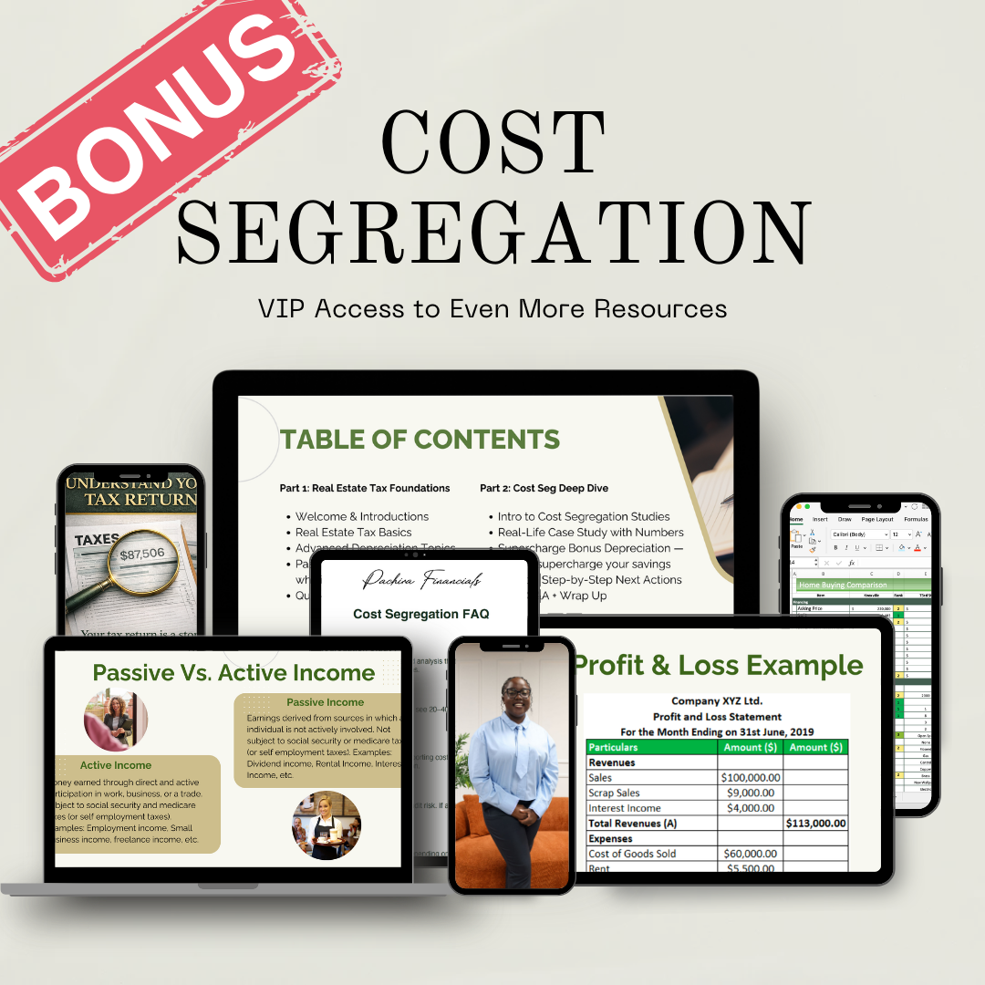 Cost Segregation Masterclass (Bonus Bundle)