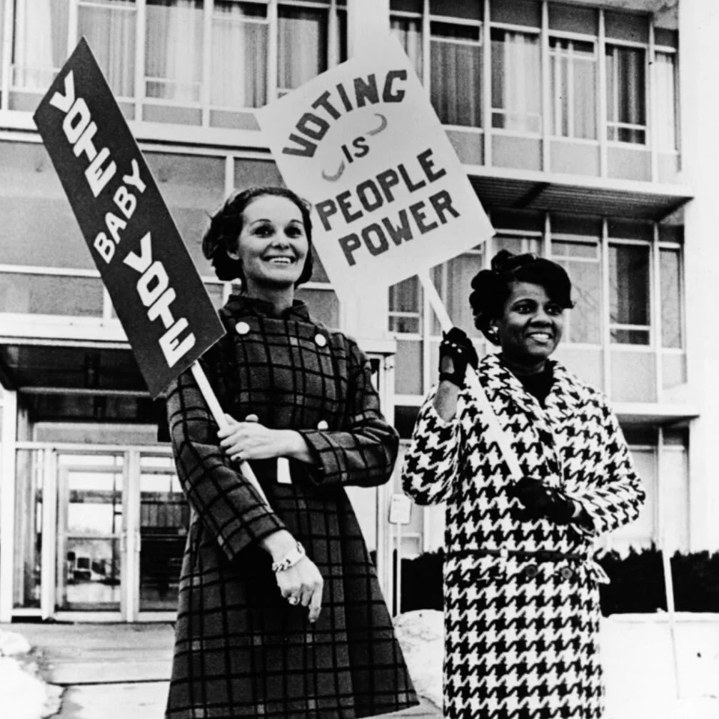 Let&rsquo;s do this friends! Please VOTE today if you haven&rsquo;t already. Visit VOTE.NYC if you need information on where to report to cast your ballot. Thank you, thank you, thank you. 

📸: Gabriel Hackett, Getty Images, via cmlibrary.org