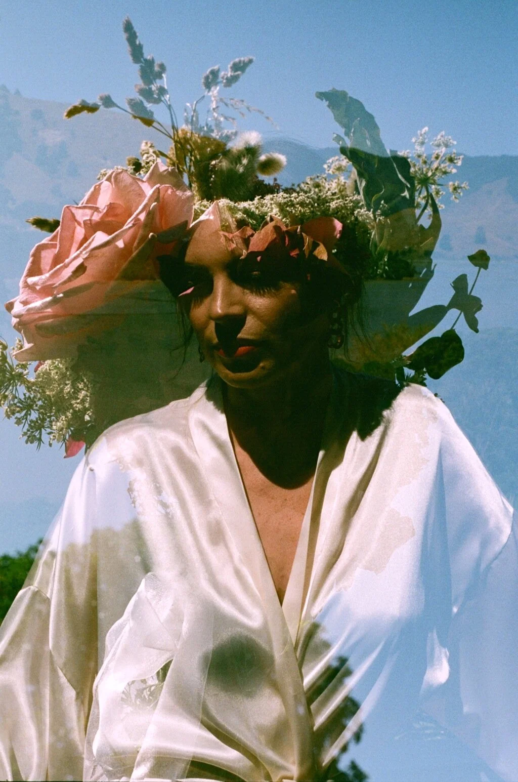 Double Exposure, Wedding Portrait, NZ