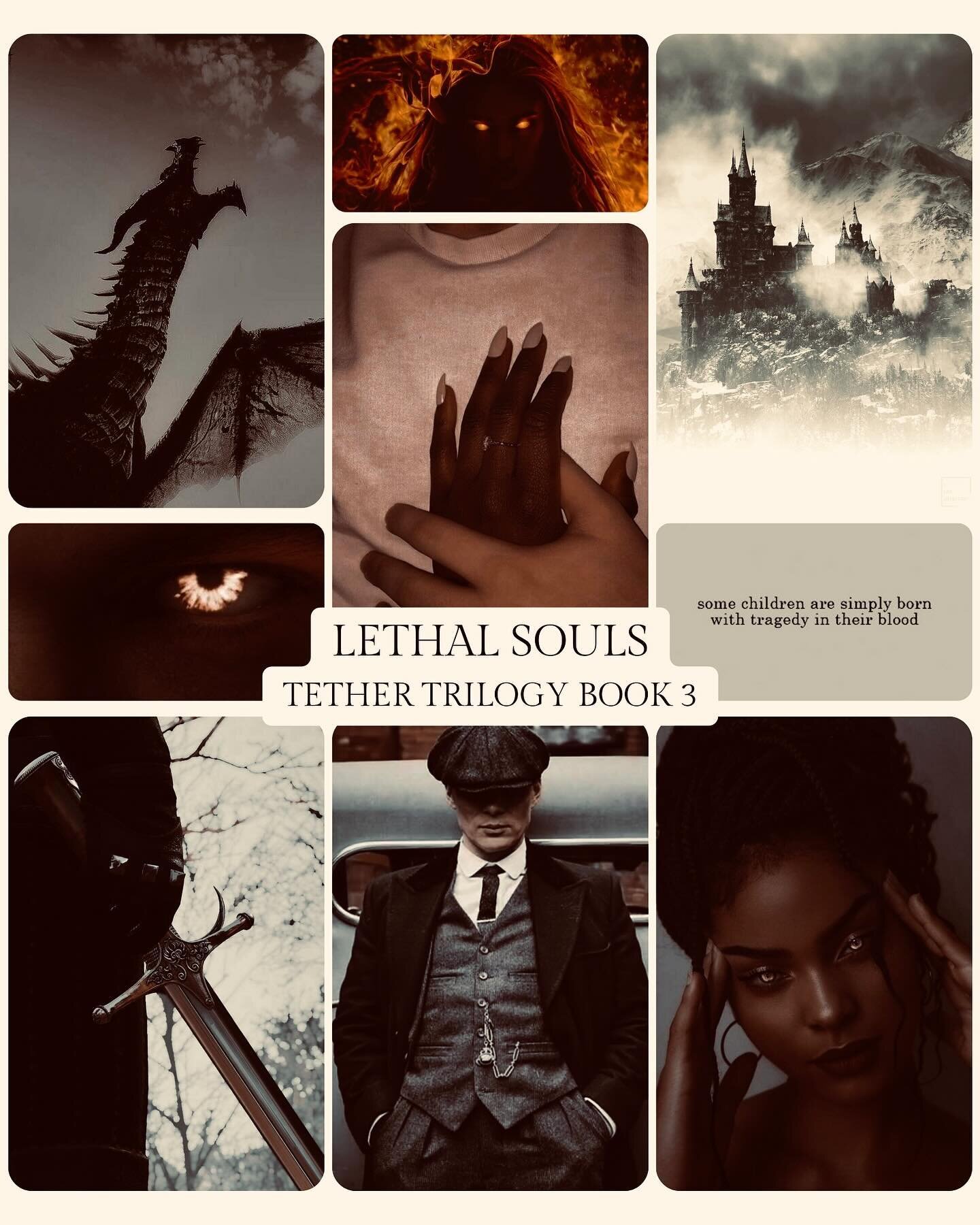 Shared the first unedited chapter (Caz&rsquo;s POV) of 🔥Lethal Souls🔥with my newsletter family a few days ago and dropped this little graphic in there too to share some of my inspiration.

This book is the only thing on my mind right now and each c