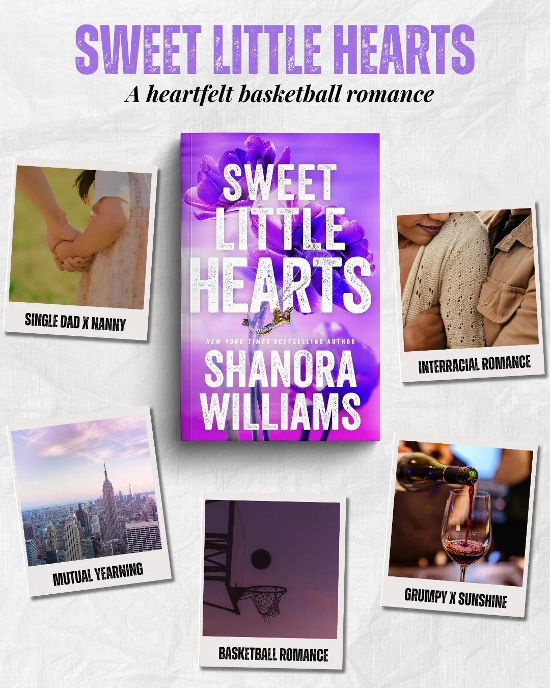 Are you excited for Javier and Octavia's story?!

If you've read Beautiful Broken Love, you've already met Octavia, Davina's sister, and Javier, Deke's best friend and teammate. 

Sweet Little Hearts is a deeply heartfelt basketball romance about the