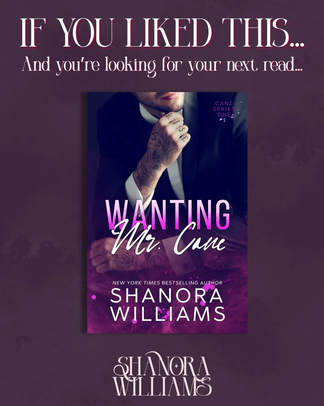 Wondering what to read after my Cane series?

Try these forbidden romance books ⤵️
✨ Mr. Black Duet
✨ The Ward Duet
✨ Coach Me

Which of these series have you read? Let me know in the comments!

.
.
.
.
.
.
.
#shanorawilliams #romanticsuspense #black