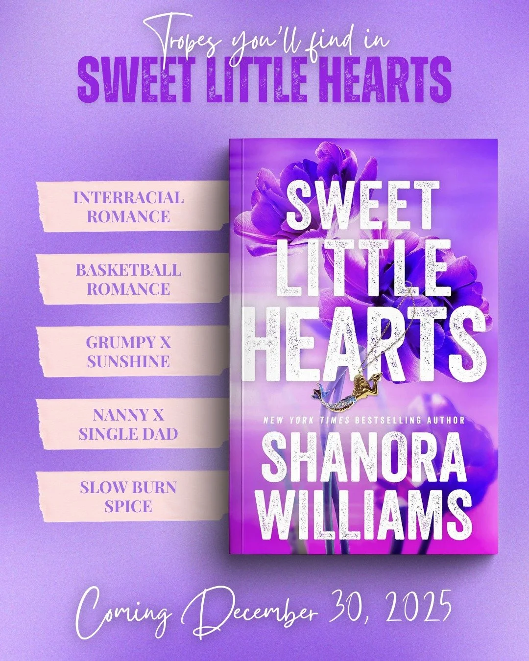 Happy Monday! Which trope are you most excited for in Sweet Little Hearts?

🏀 Basketball Romance
💖 Single Dad + Nanny
🫱🏾&zwj;🫲🏽 Interracial Romance
🌞 Grumpy + Sunshine
✨ Mutual Yearning
🥹 Emotional
❤️&zwj;🔥 Mild Slow Burn
🌶️ Spice

.
.
.
.
