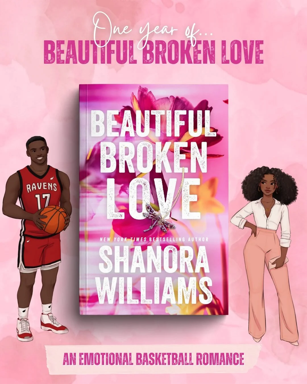 🩷🏀 BBL IS A YEAR OLD! 🏀🩷

I can&rsquo;t believe it&rsquo;s been a whole year since Deke &amp; Vina came into the world! The support this book received (and still receives) is so heartwarming. 
I&rsquo;m glad this book &mdash; one of my most vulne
