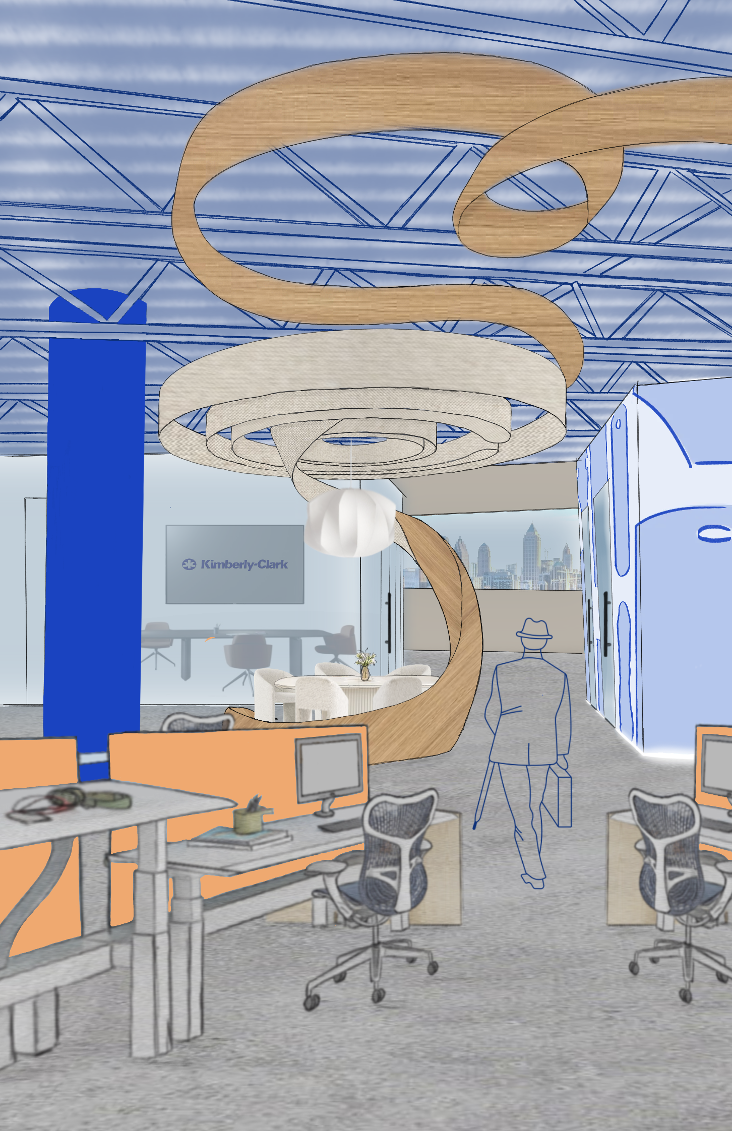 Concept Development Sketch - Photoshop/Procreate