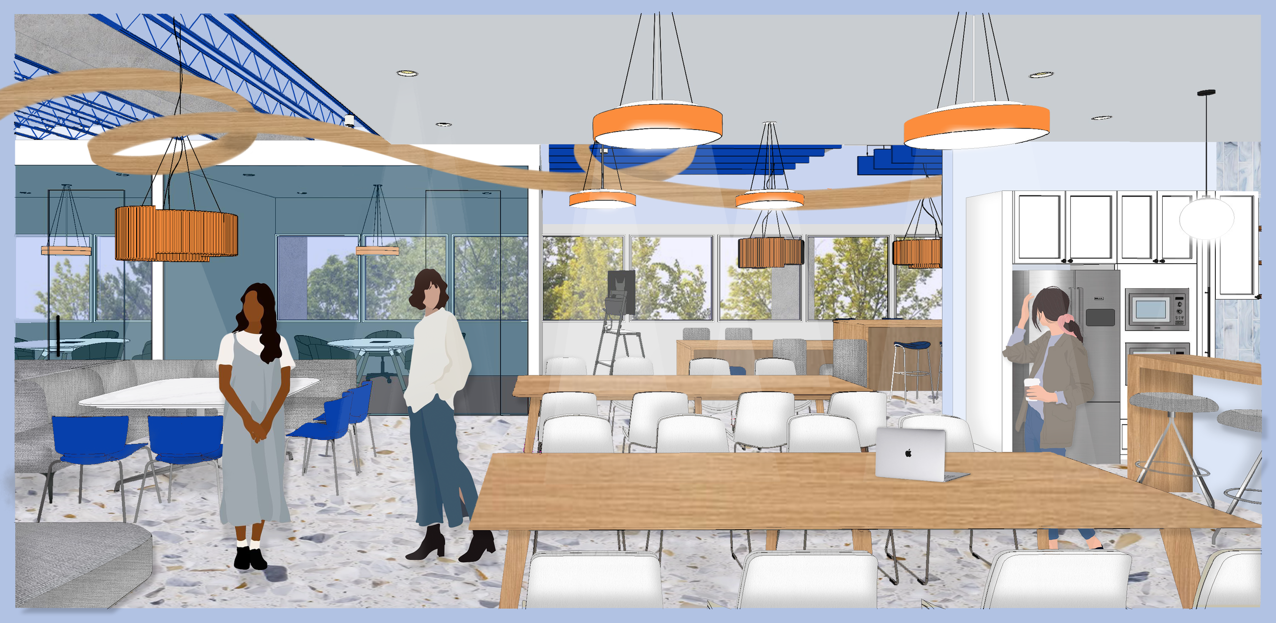 Concept Perspective - Revit/Photoshop