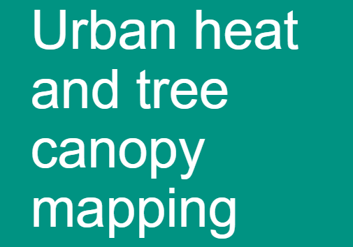 Urban heat and tree canopy mapping