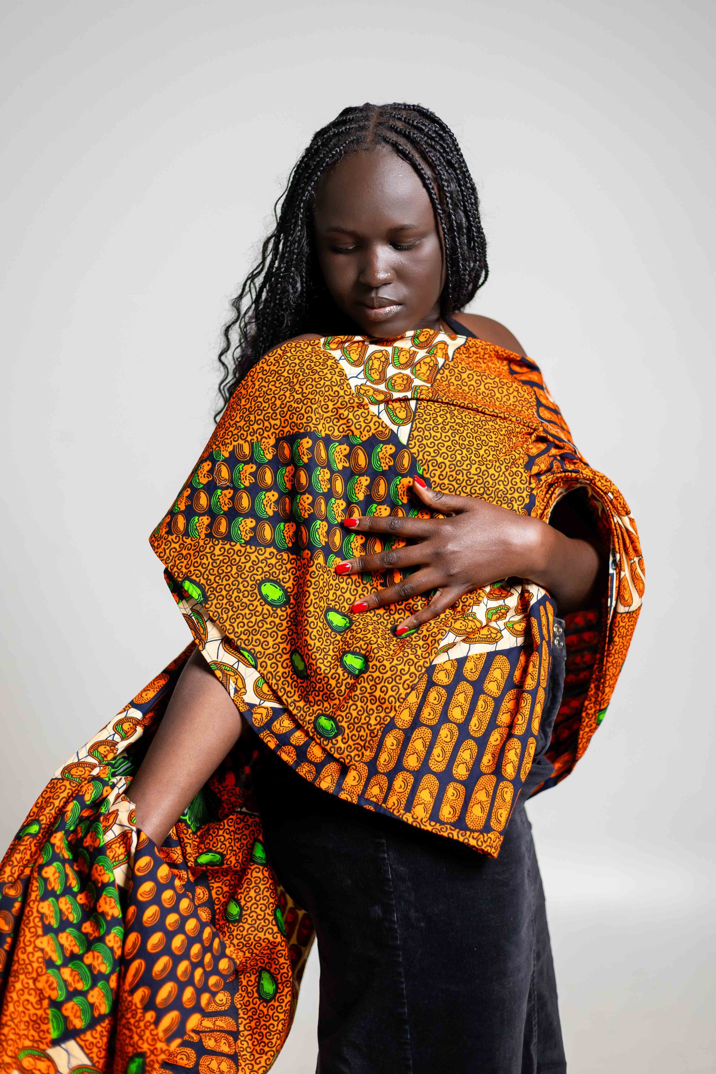 Women proud orange