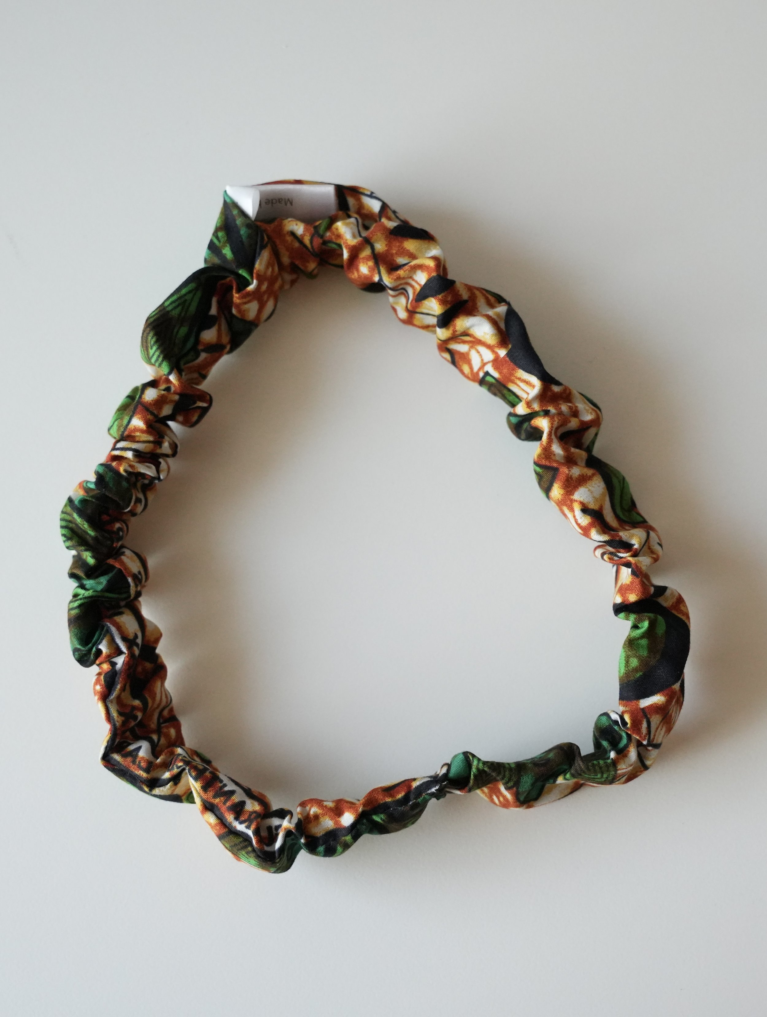 Drop of green elastic