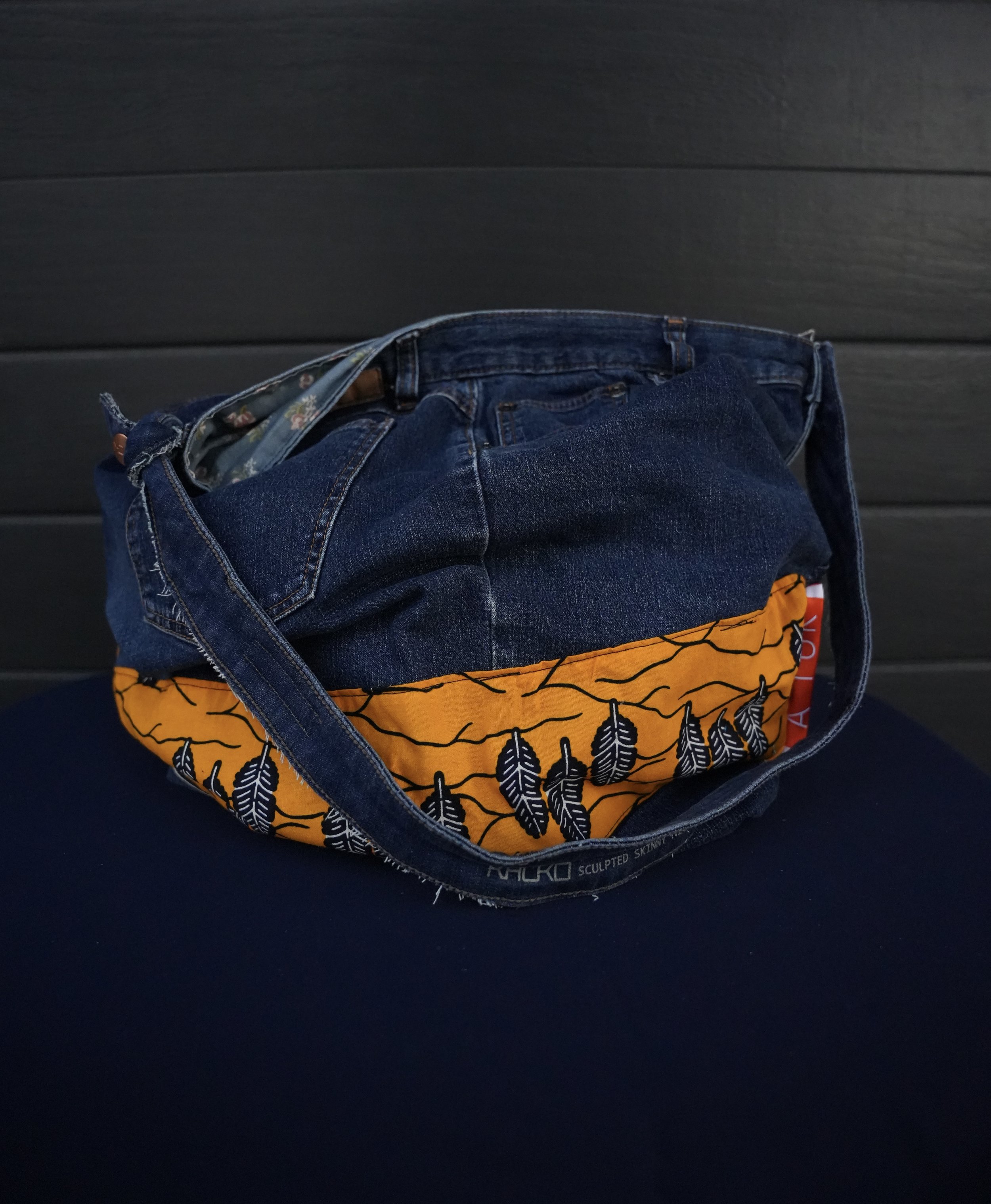 Lang Denim with yellow