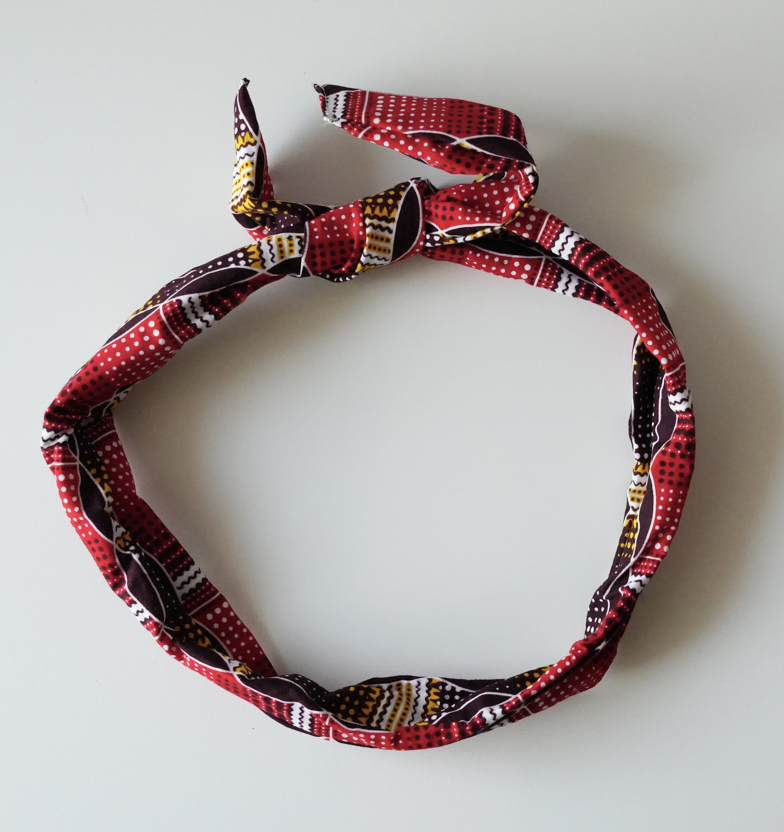 Red wire head band