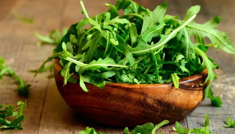 ARUGULA: Arugula is a nutrient-dense Mediterranean leafy green that has been cultivated in kitchen gardens for centuries. This variety is particularly renowned because it is slow to bolt in warm summers and is all-around easy to grow.