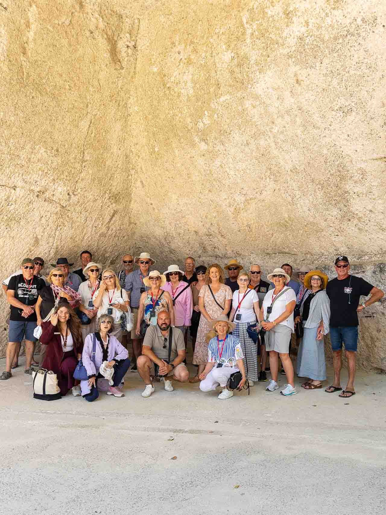 Holly and Angelo with guests in Syracuse