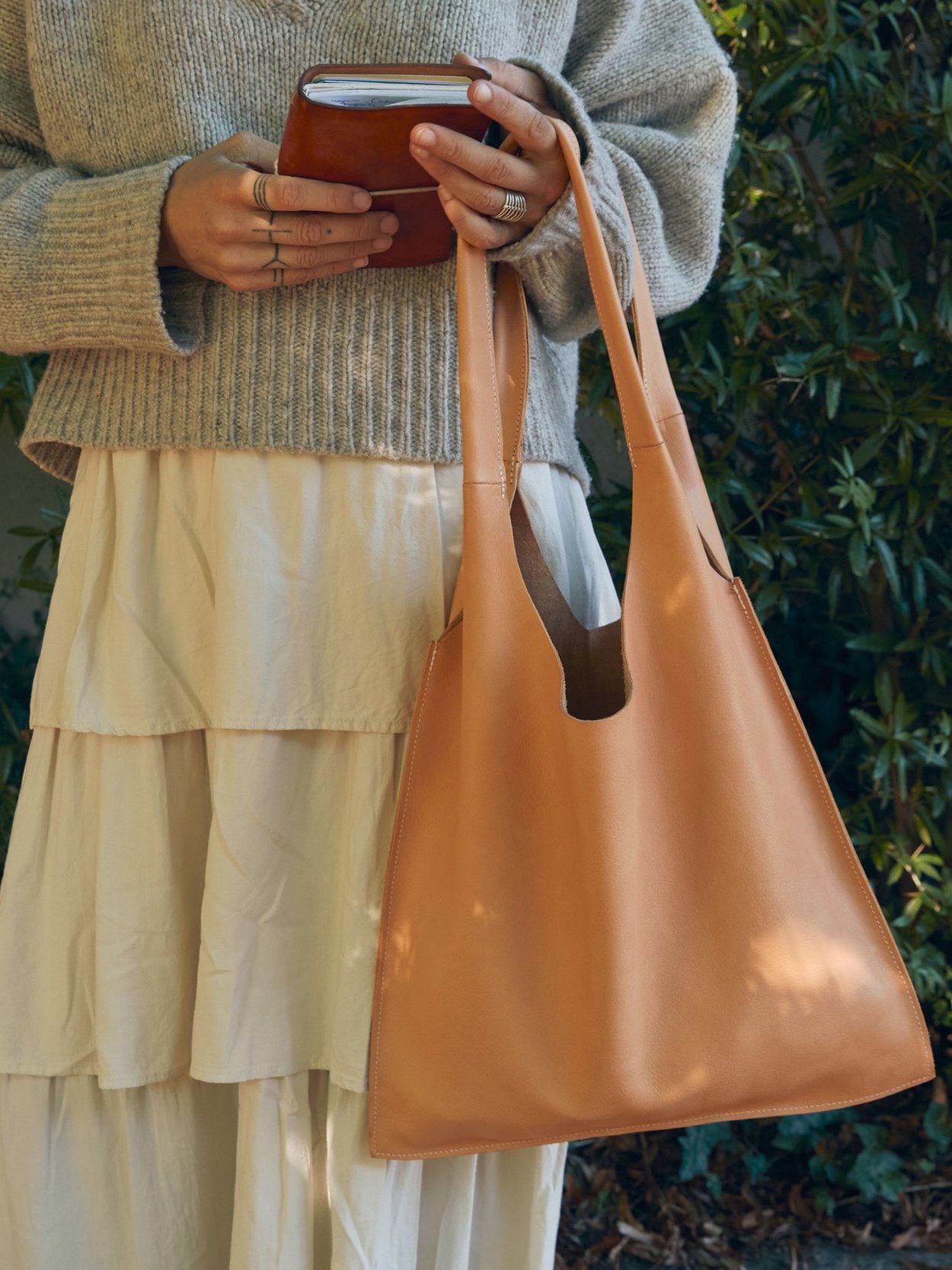 Leder Tote bag Damen | minimalistische Leder Tasche | Tote bag Rindsleder | hochwertige Ledertasche