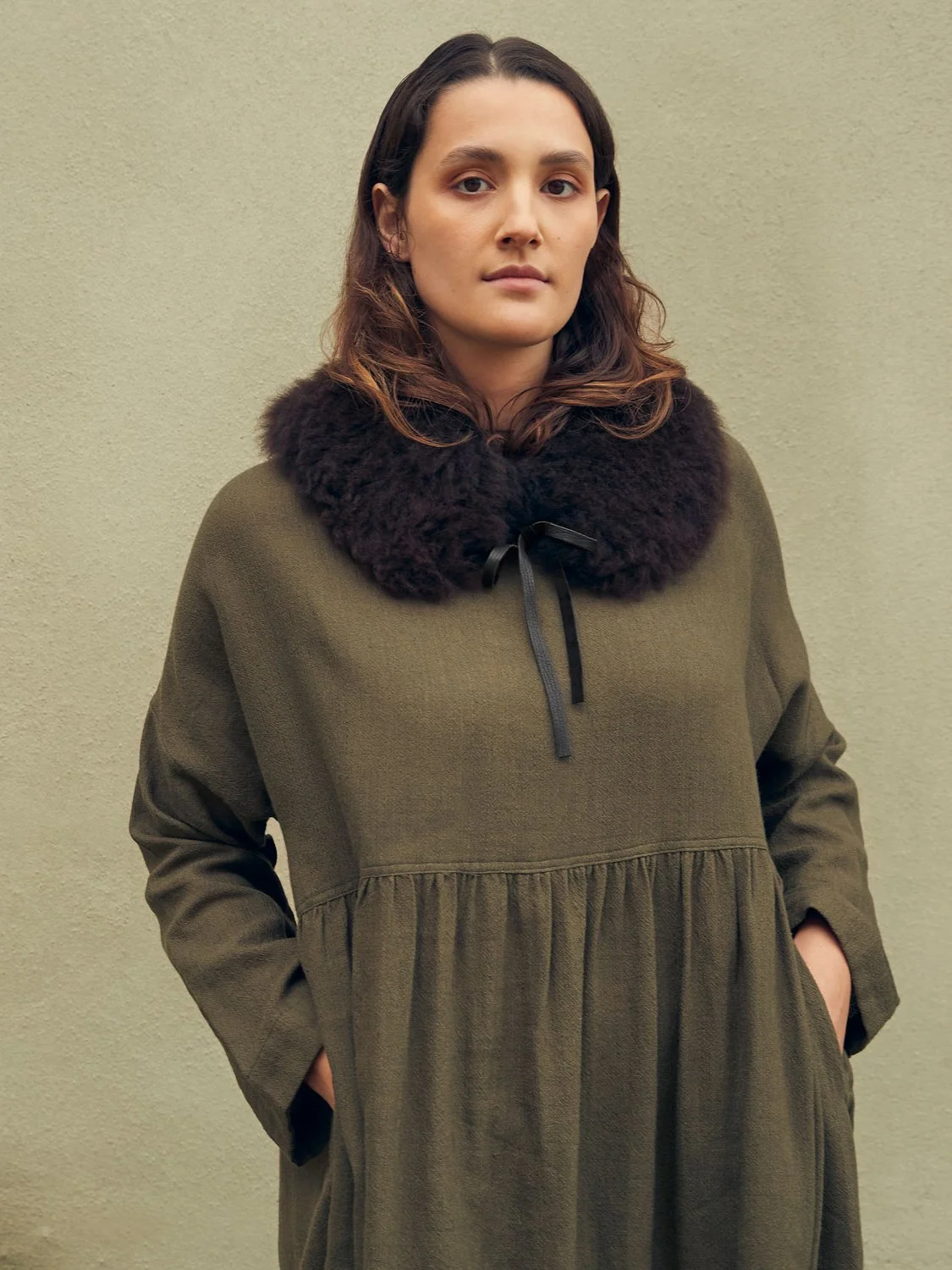 Fur Collar for a Coat | Swiss Lambskin