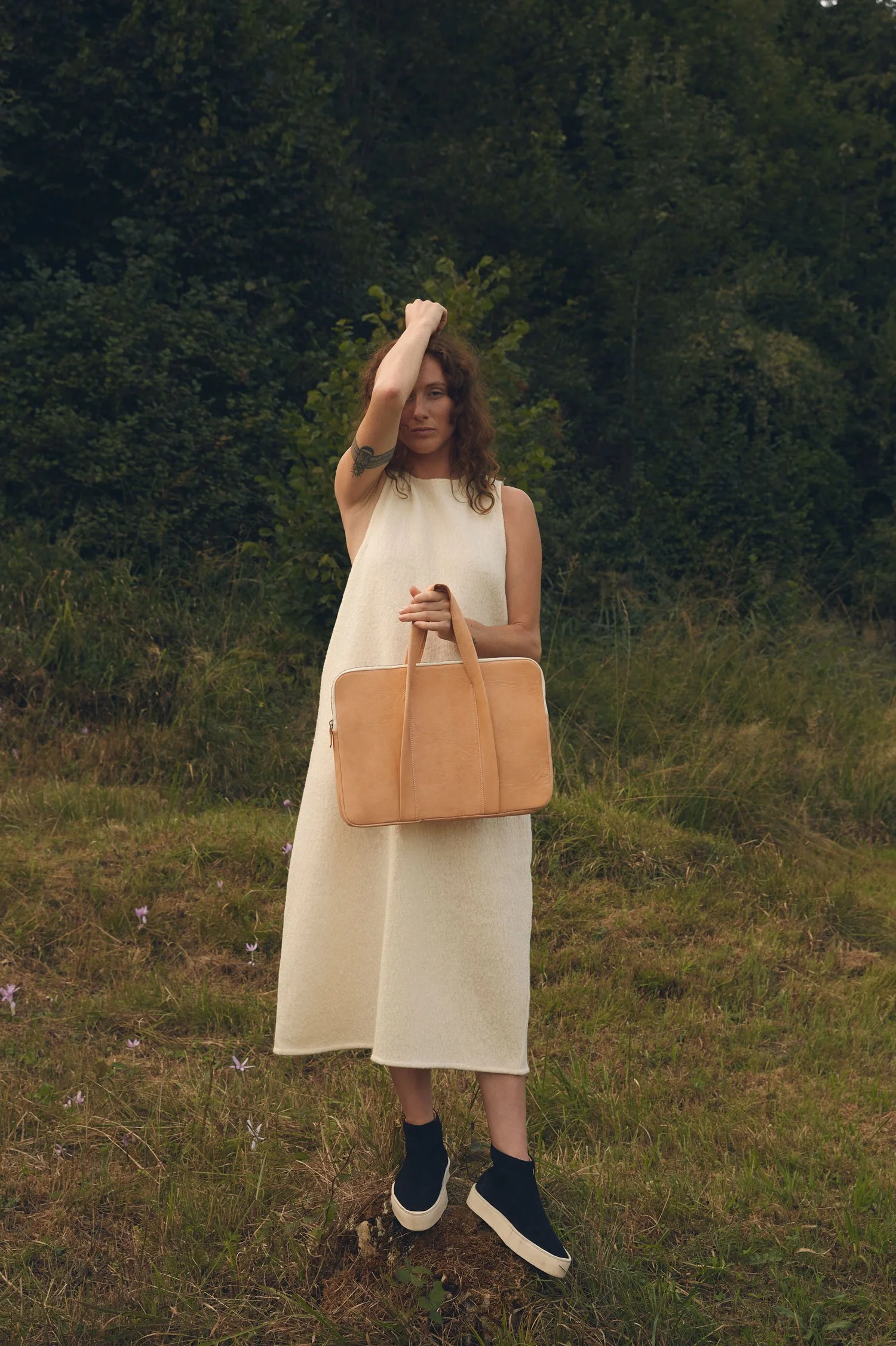 Laptop-Tasche für Frauen | Ledertasche made in Switzerland
