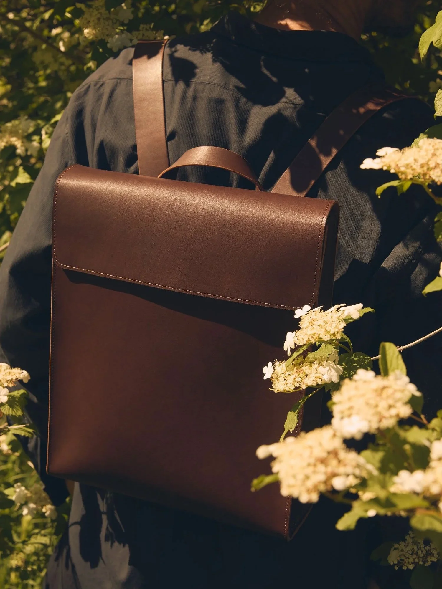 eleganter Lederrucksack | Rucksack aus Leder