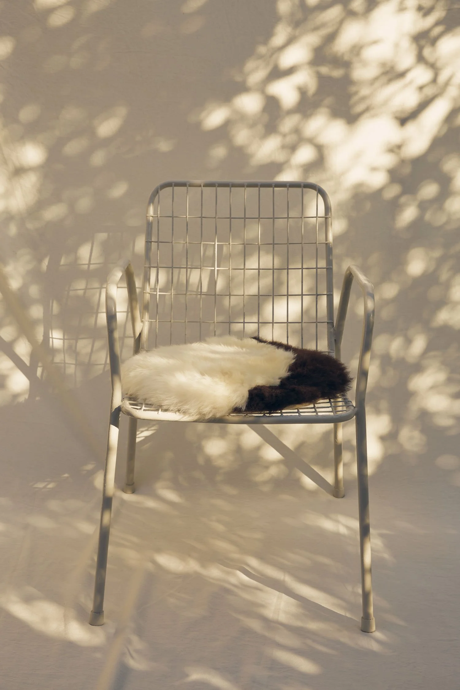 Schaffell Sitzkissen Stuhl | Schweizer Schaffell Sitzkissen