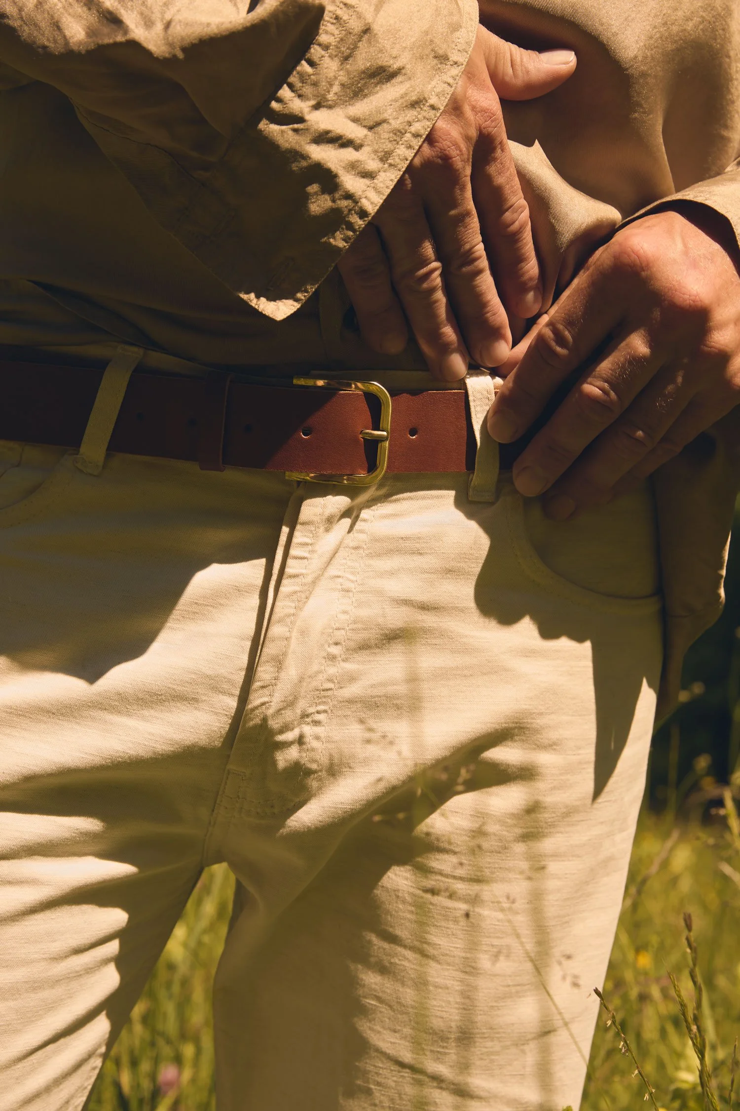 Ledergürtel Herren | Gürtel Leder Herren | klassischer Ledergürtel | Bioleder Gürtel | Herrengürtel braun.jpg
