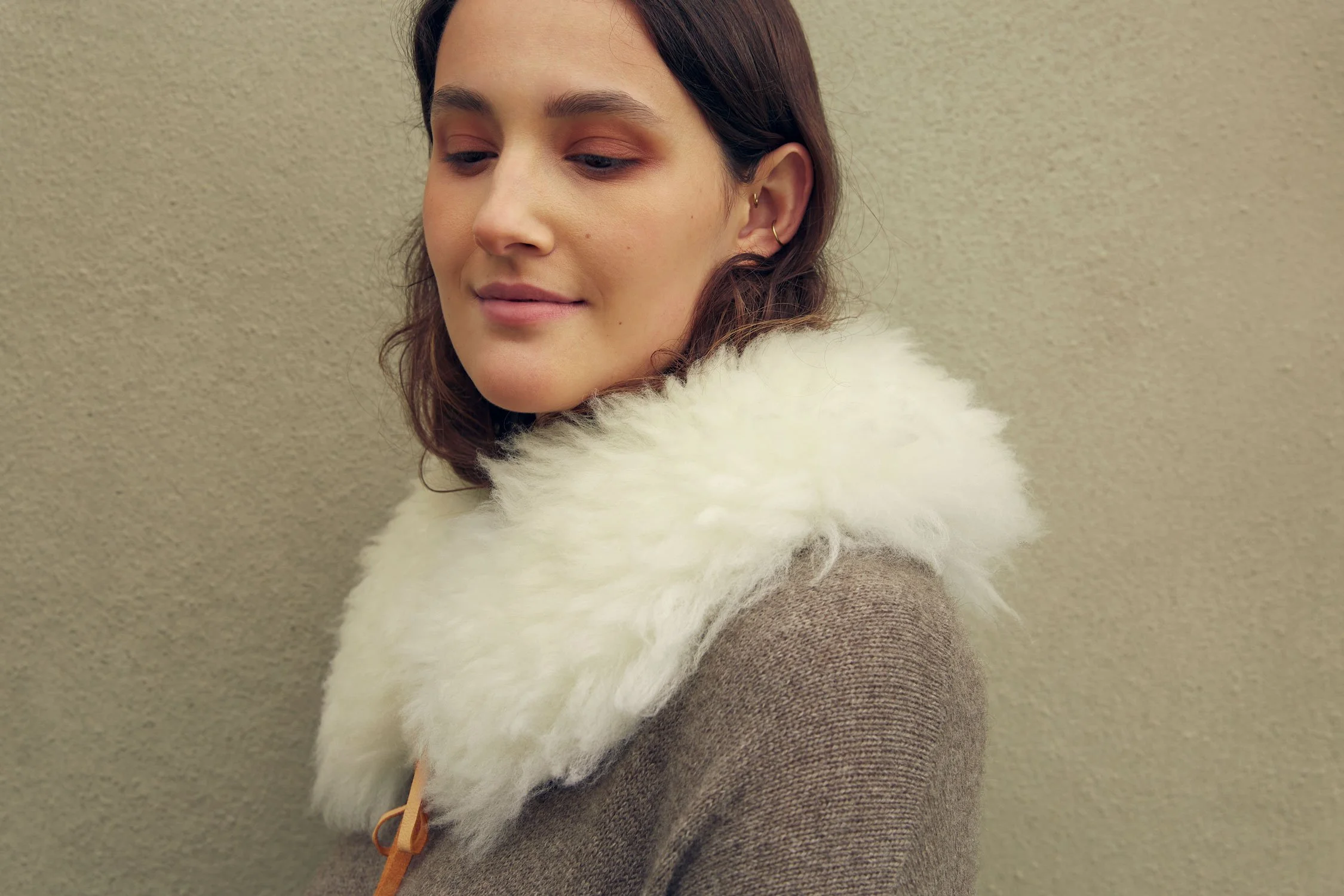 Fur Collar for a Coat | Swiss Sheepskin