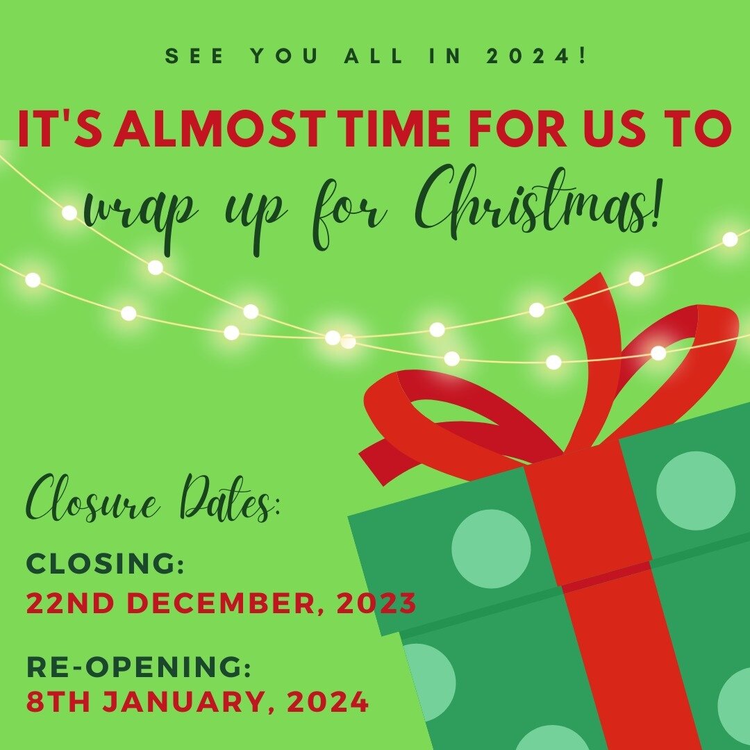 It's that time of year again (already 😲) and our office will be closed from COB 21/12/2023 until Monday 8th January 2024, while our team takes a well-earned break after another productive year. 

We would like to thank all our clients and collaborat