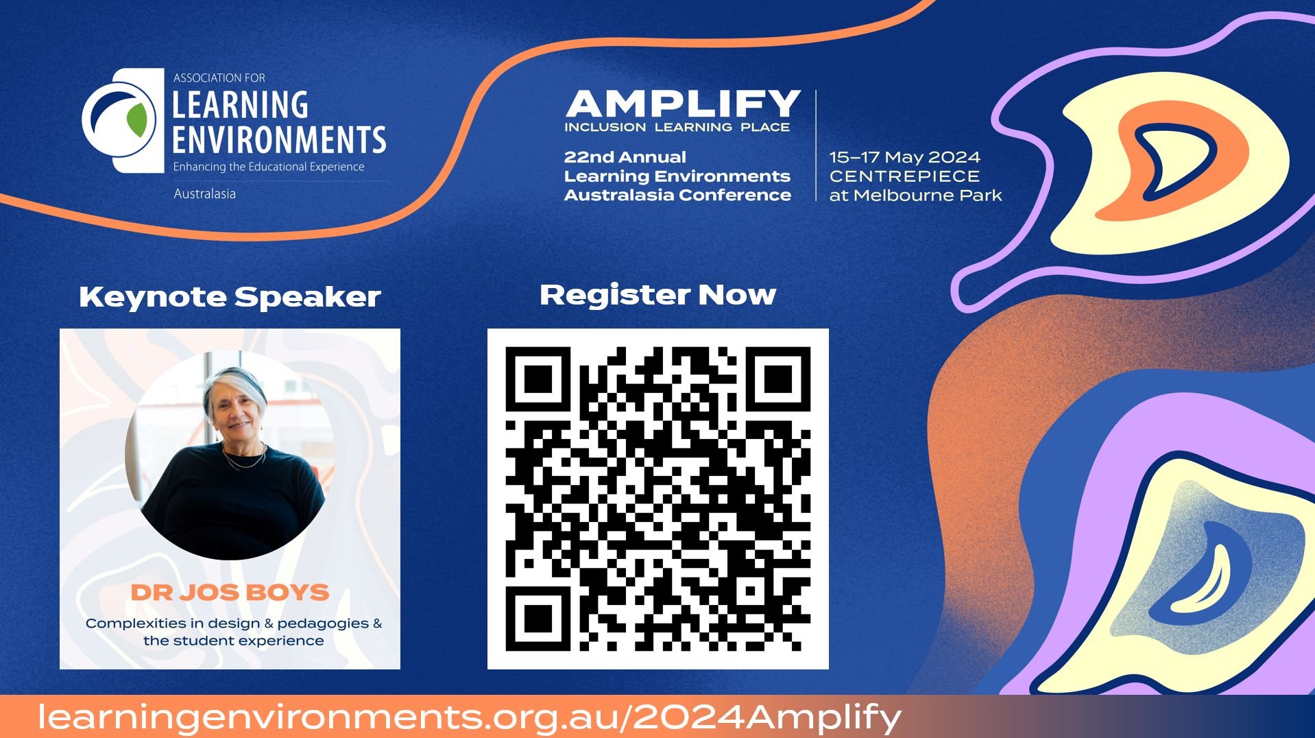 We are excited to be attending the LEA #2024AMPLIFY conference in Melbourne next month. Registrations still available at learningenvironments.org.au/2024Amplify 

🌟Architect and International Speaker Dr Jos Boys🌟

Don't miss Dr Boys discussing the 