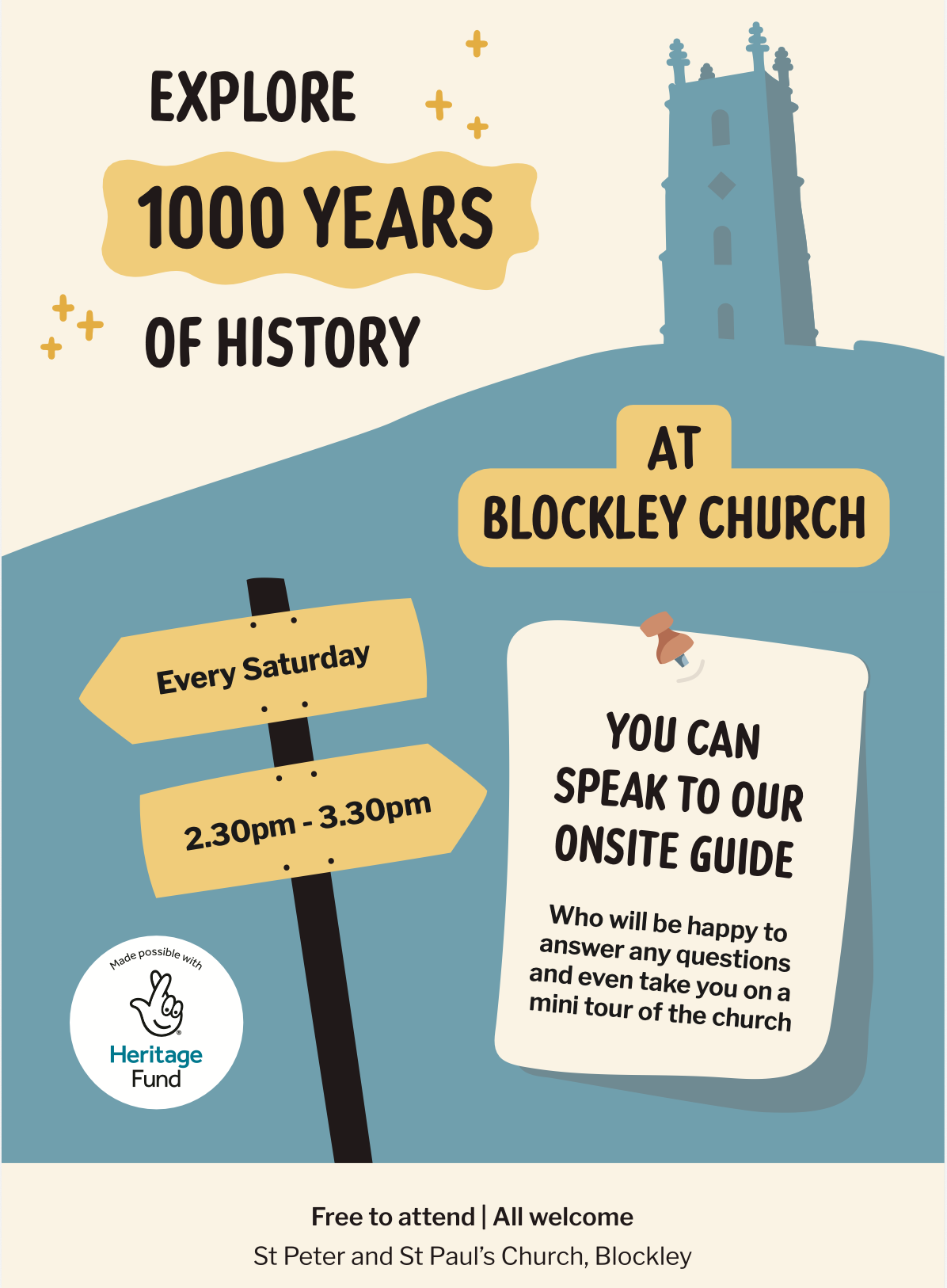Guided tours poster