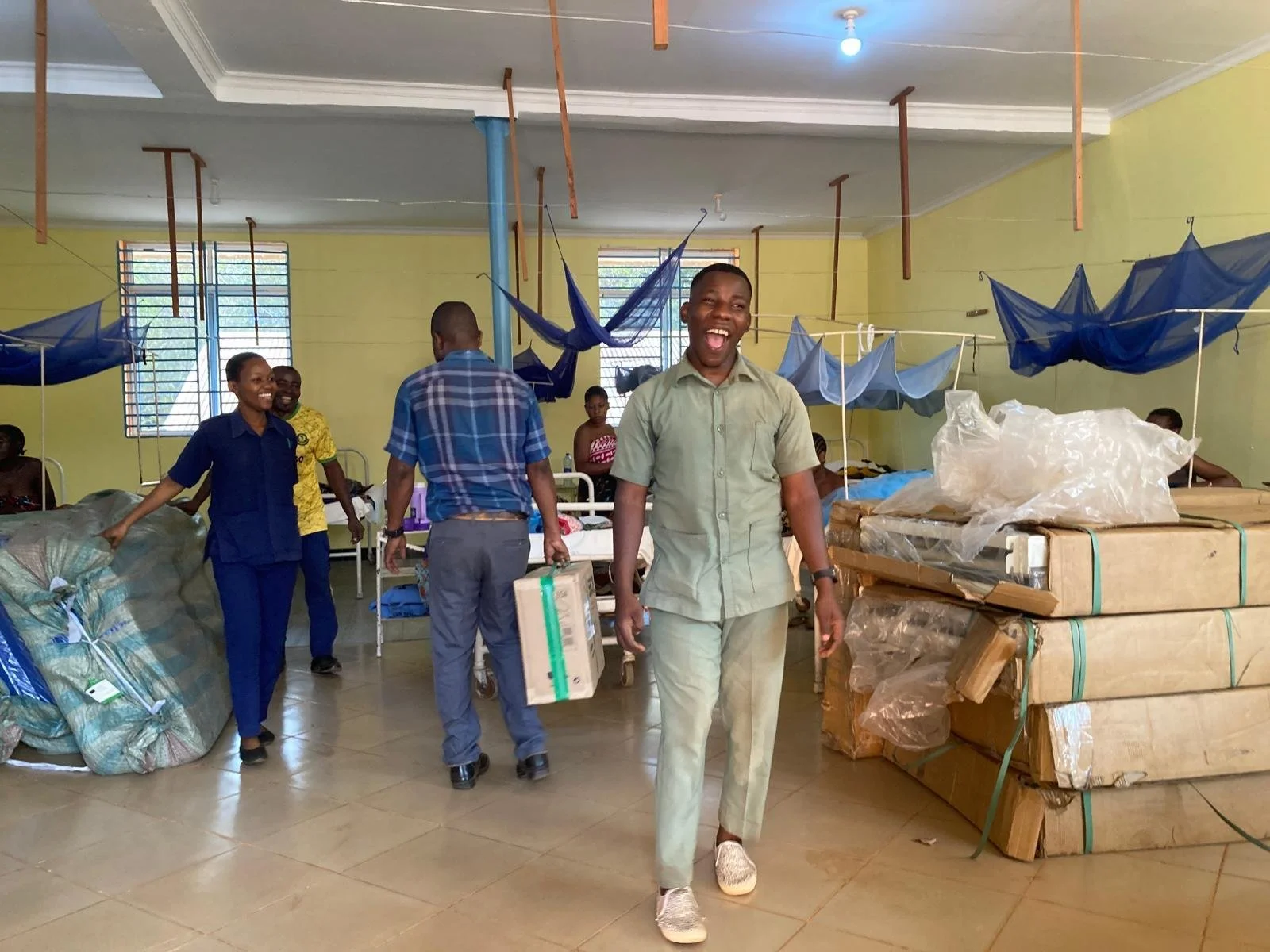 Nieuwe bedden in Mnero