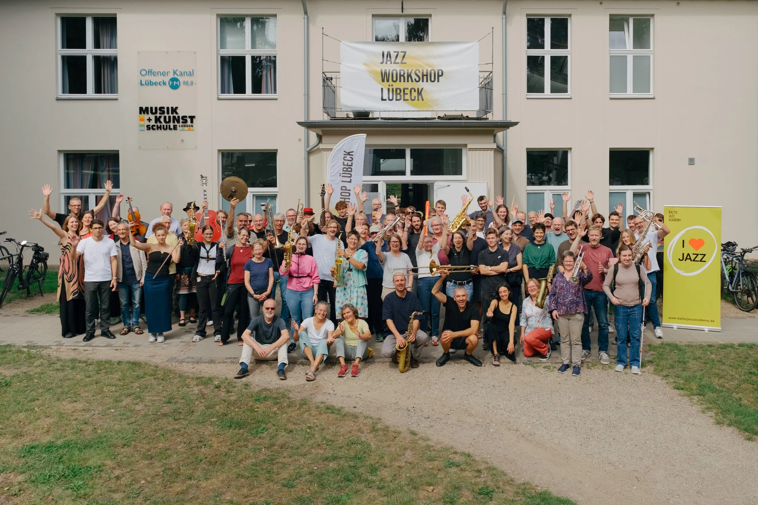 Die Teilnehmenden des Jazzworkshop Lübeck 2025