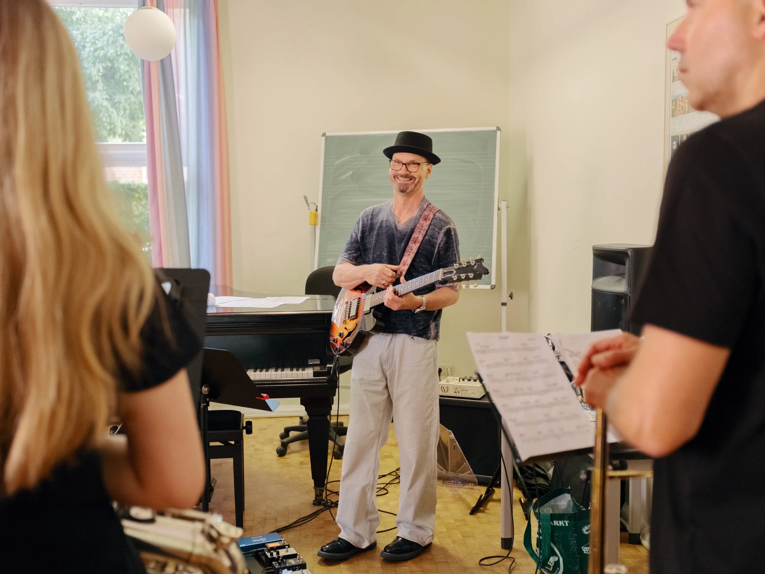 Ein Probenraum des Workshops