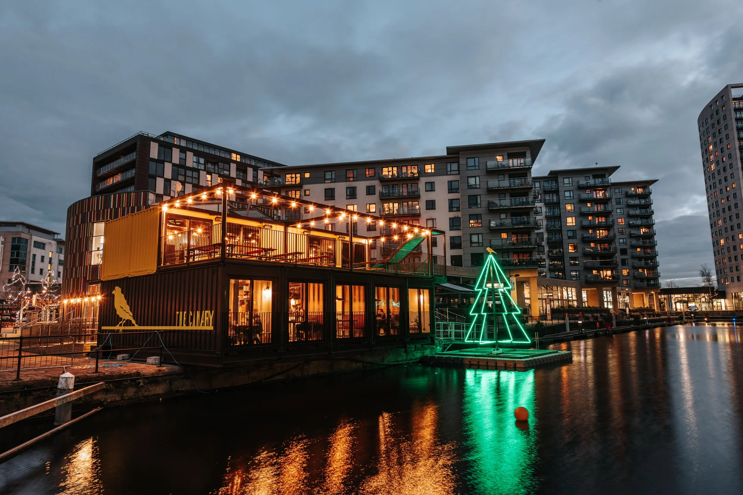 Canary Bar Bar & Kitchen, Nested in Leeds Dock