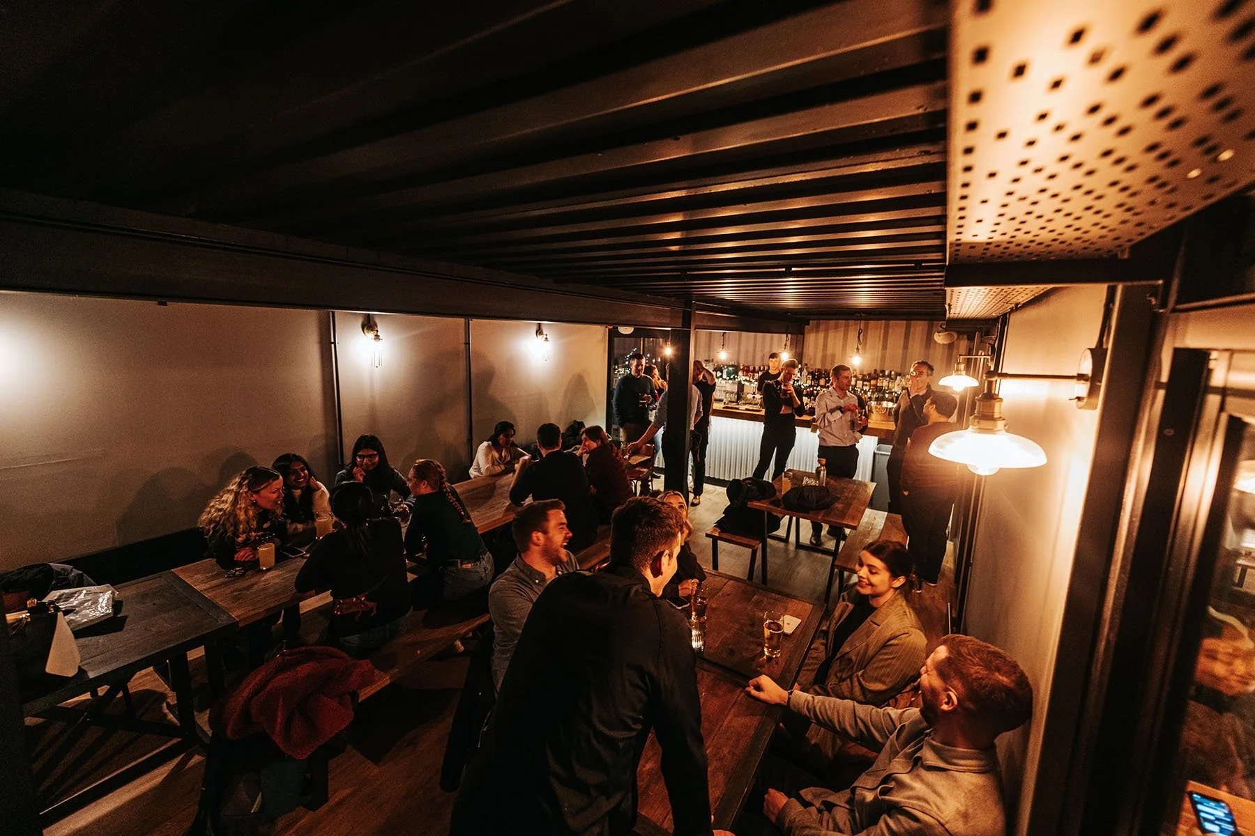 CANARY BAR Bar & kitchen, nested in Leeds Dock