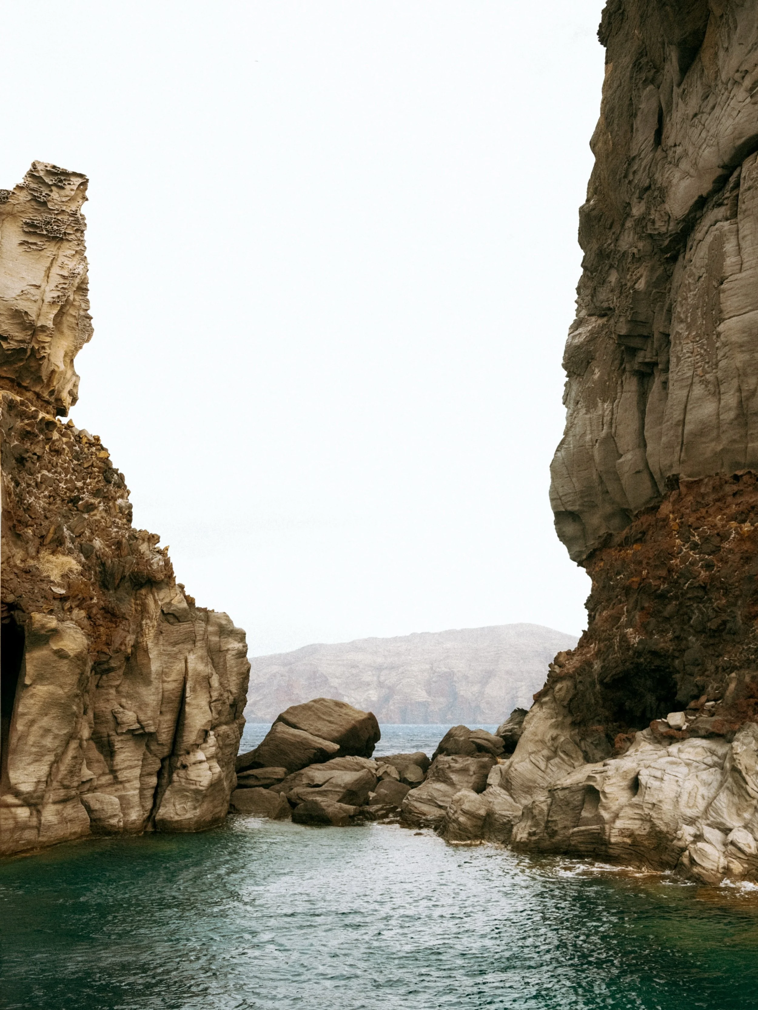 Volcanic tales of Santorini from sea 🌋