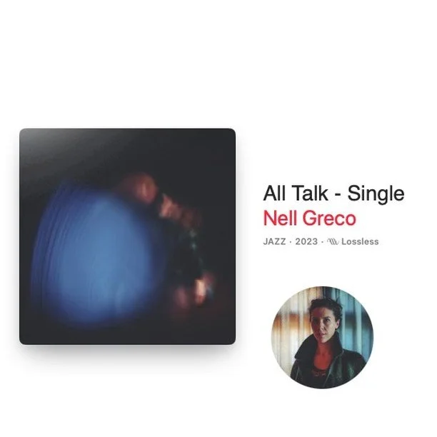 Create Now Academy alumni nellgreco has released her first single "All Talk" from her stunning new album. 💥💥 We love this song, the band, the sound, the irreverent sarcastic lyrics. So happy to see this out in the world 🚀🥁🦋 

#jazz #re
