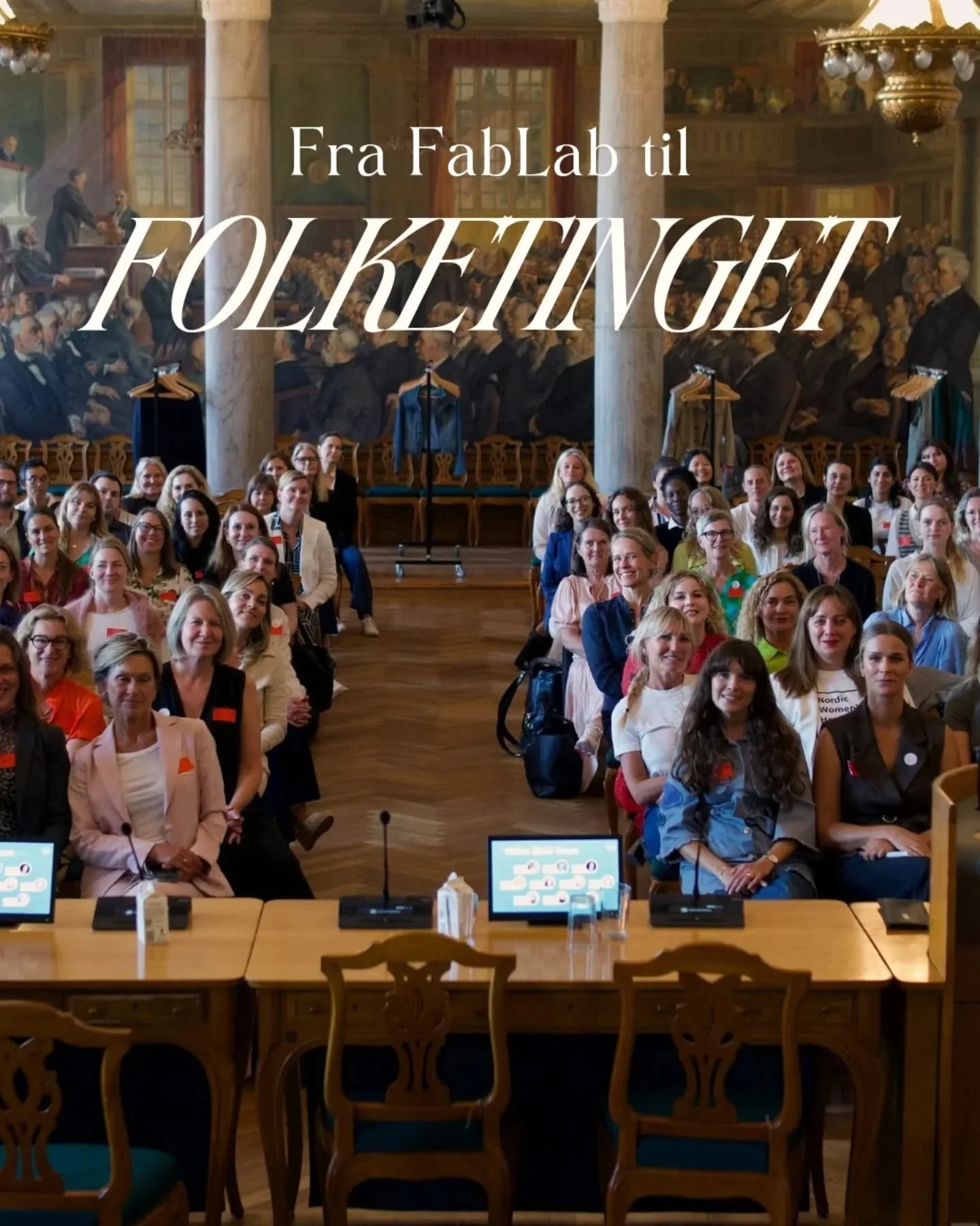 Fra FabLab til Folketinget &ndash; wow! 🙌✨

Vi har netop f&aring;et vores nye t-shirt presse ind i FabLab, og f&oslash;rste projekt blev at lave t-shirts til @nordicwomenshealth som vores egen Vanessa er en del af. NWHH samler akt&oslash;rer inden f