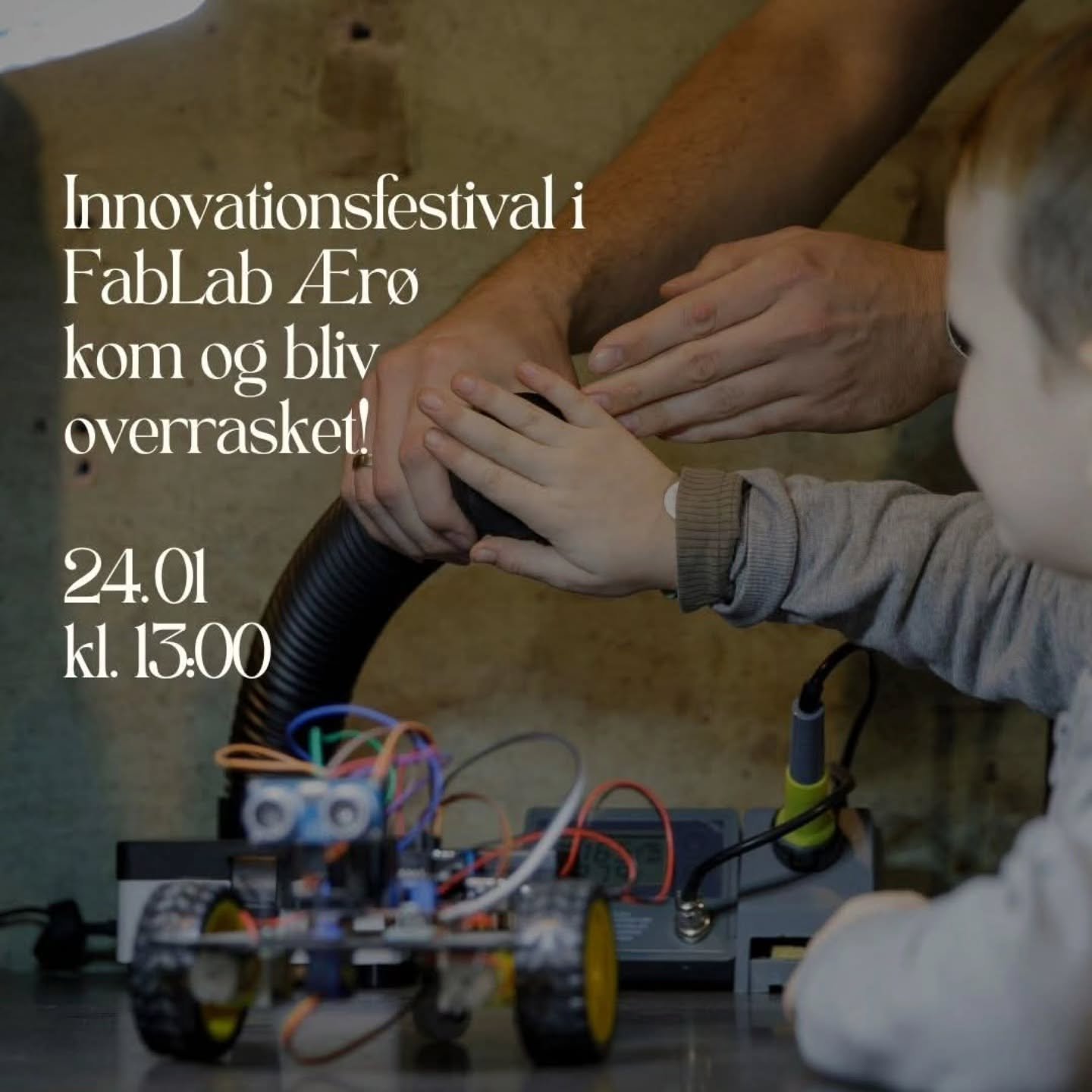 🎨🔧 En festival for id&eacute;er, opfindelser og skabergl&aelig;de

Hvad sker der, n&aring;r man giver mennesker adgang til v&aelig;rkt&oslash;j, materialer og frie id&eacute;er?

Det kan du opleve til Innovationsfestival i FabLab &AElig;r&oslash;.
