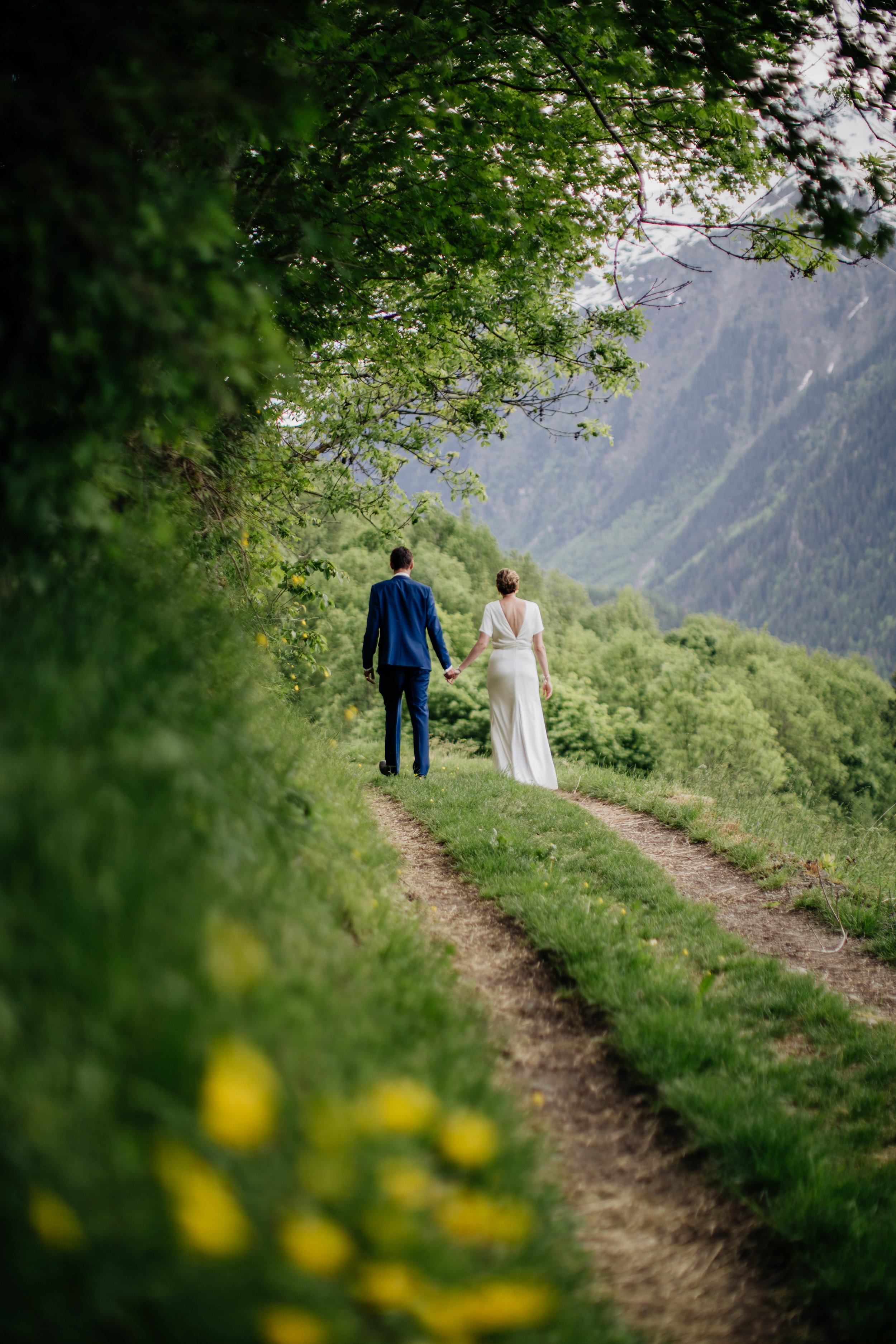 Couple mariage été