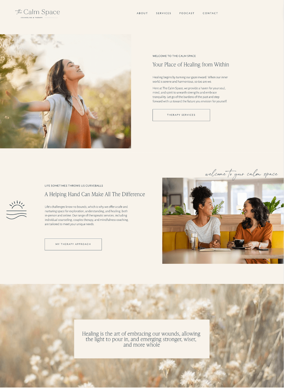 Squarespace Template for Therapists