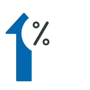 upwards arrow icon