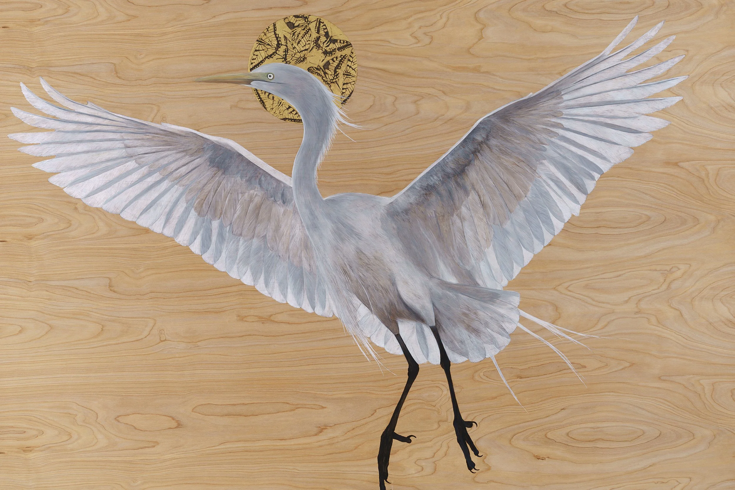 Ascension
Wood Burning/Wax Pigment/Gold Leaf
60 x 40 in.