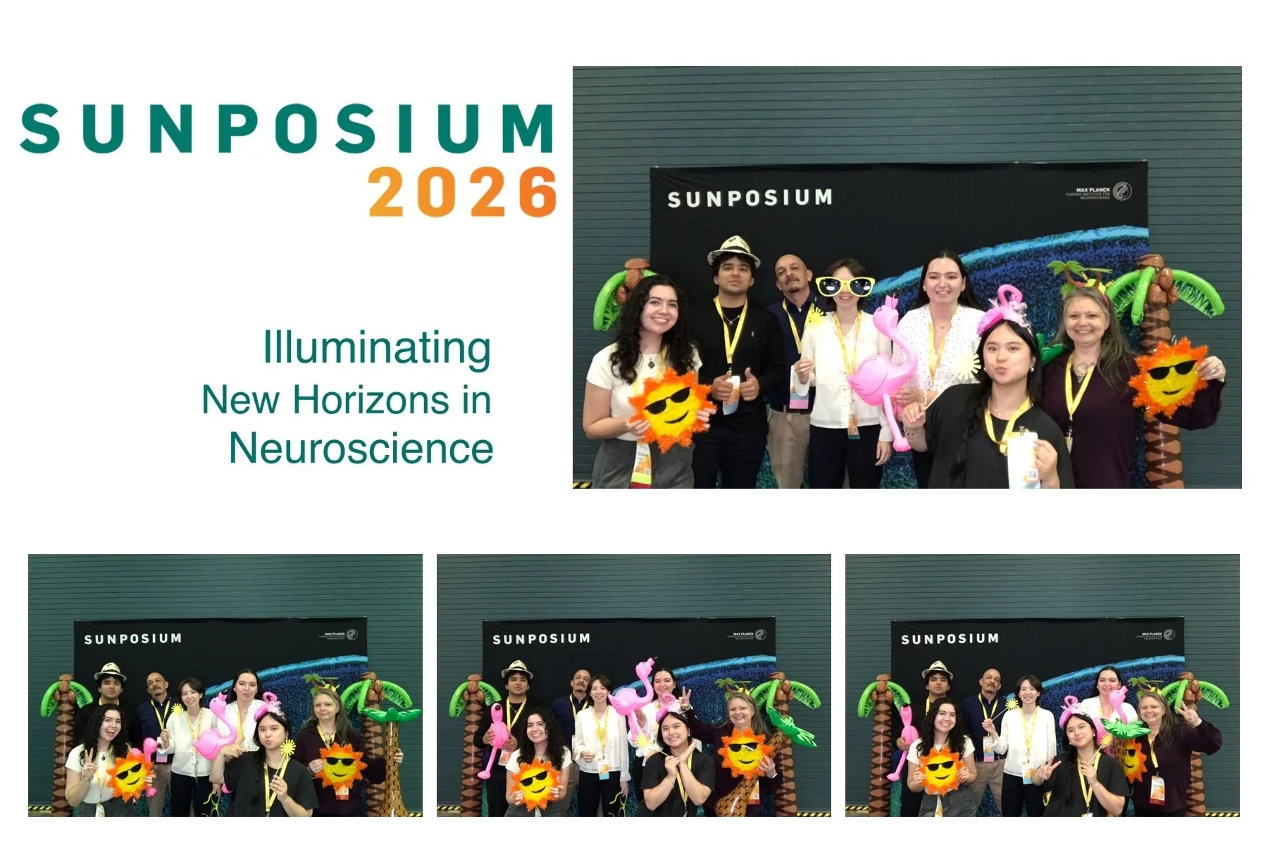 Padilla-Coreano lab and alumni at Sunposium 2026 in Palm Beach, Florida