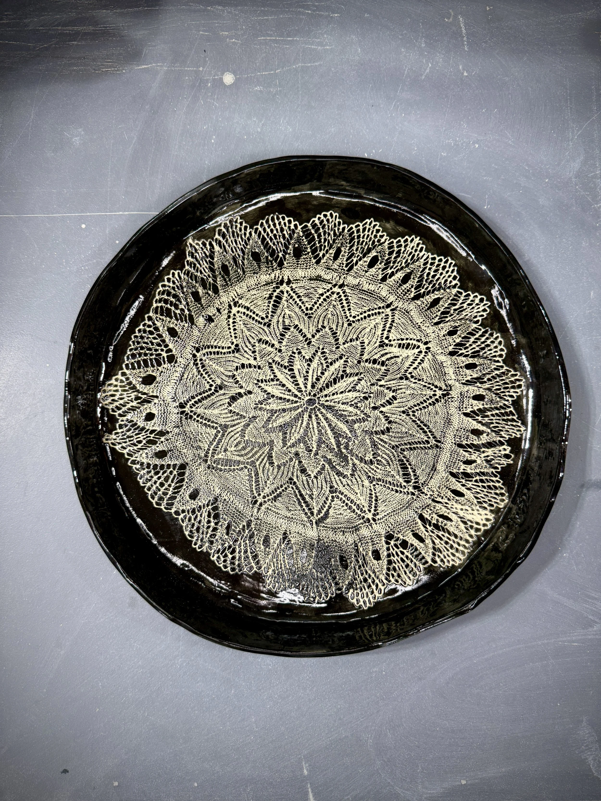 Fine Lace Platter