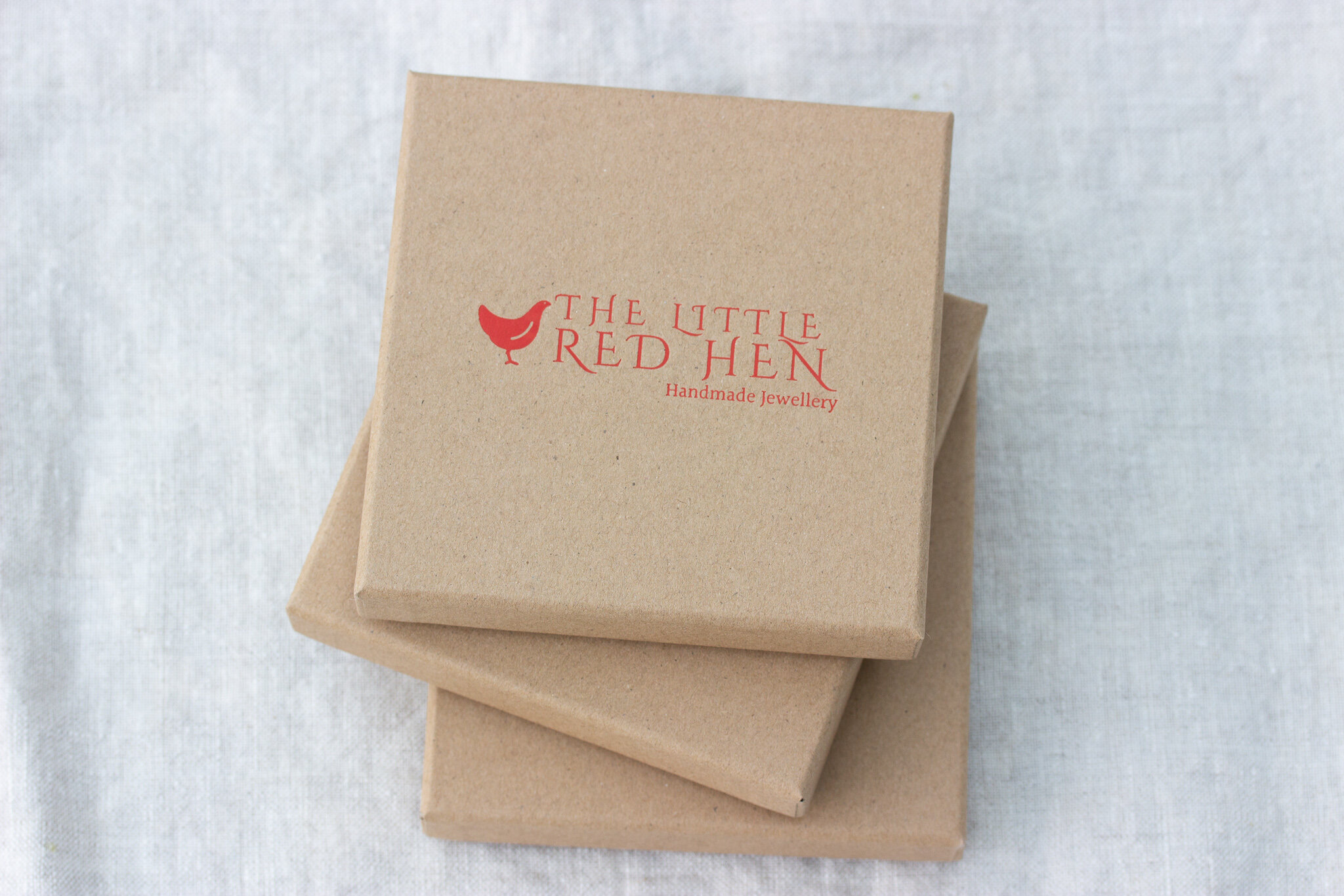The Little Red Hen eco friendly gift boxes for jewellery