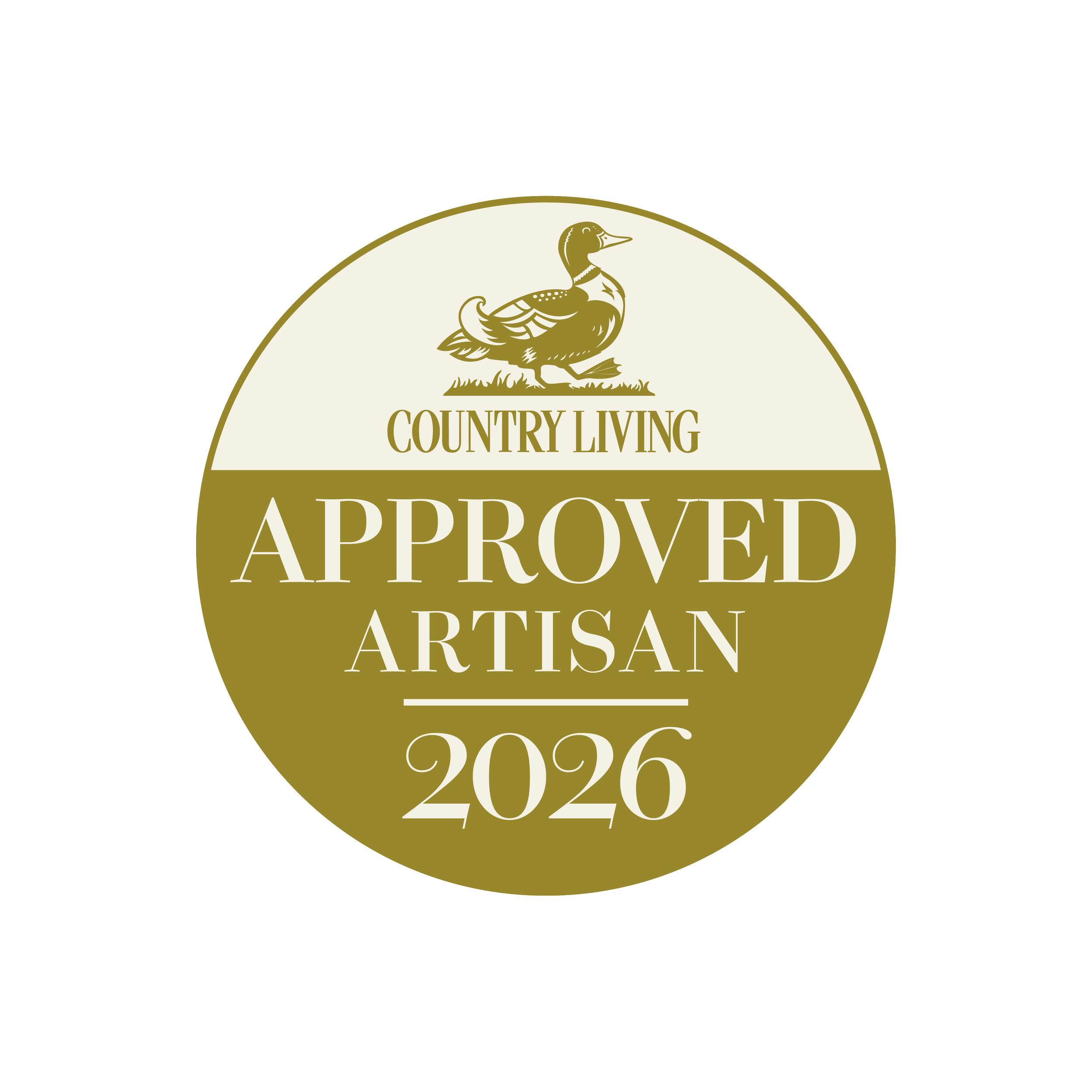 Country Living Magazine approved artisan badge
