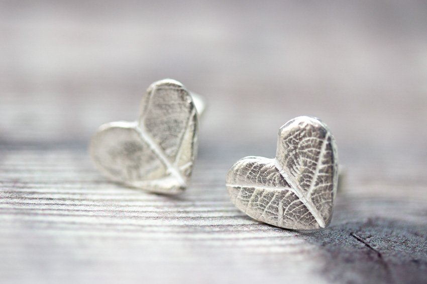 The -Little-Red-Hen-Jewellery-silver-leaf-pattern-stud-earrings.jpg