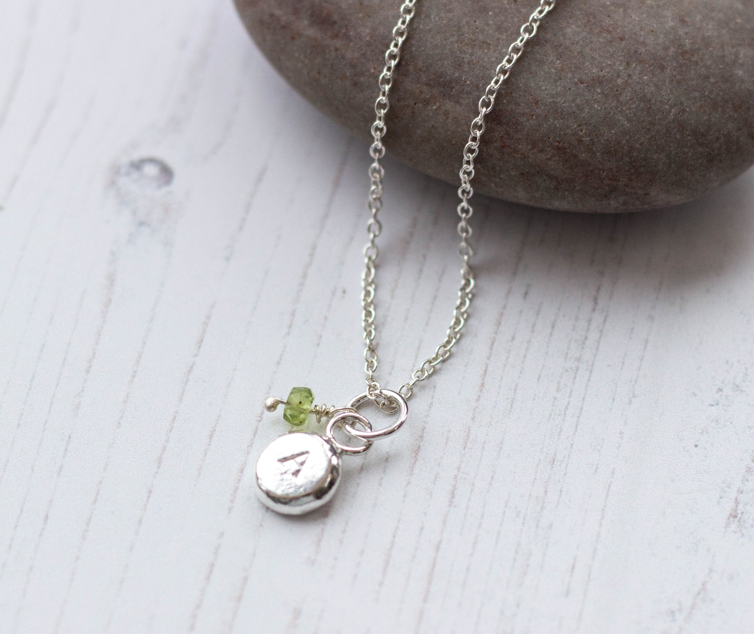 nugget silver eco friendly personalised pendant.jpg