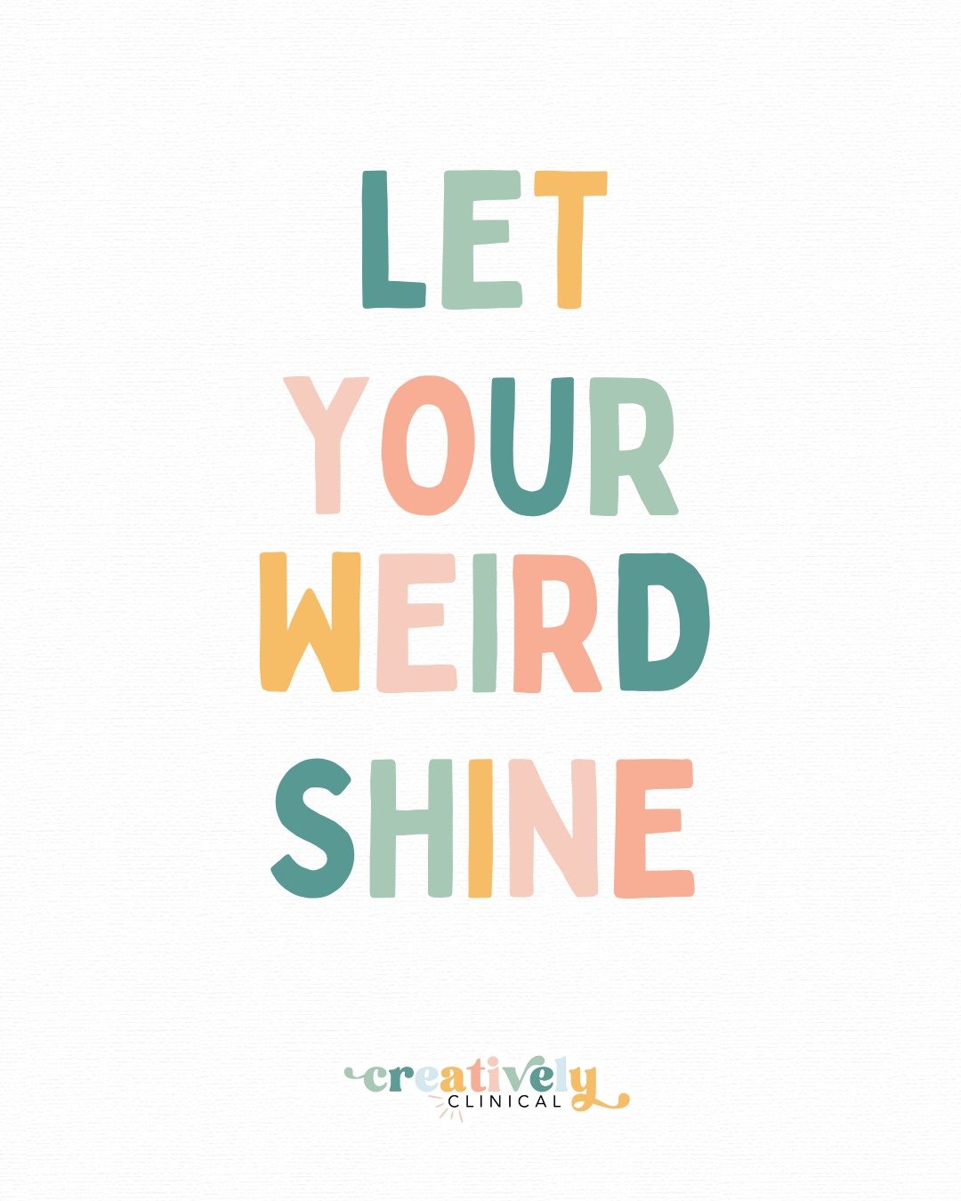 That&rsquo;s where your magic lives!

Your quirks? Your inside jokes with yourself? Your oddball doodles, your niche obsessions, your &ldquo;what even is this?&rdquo; creative experiments?

That&rsquo;s the good stuff. 💫

Being a creative therapist 